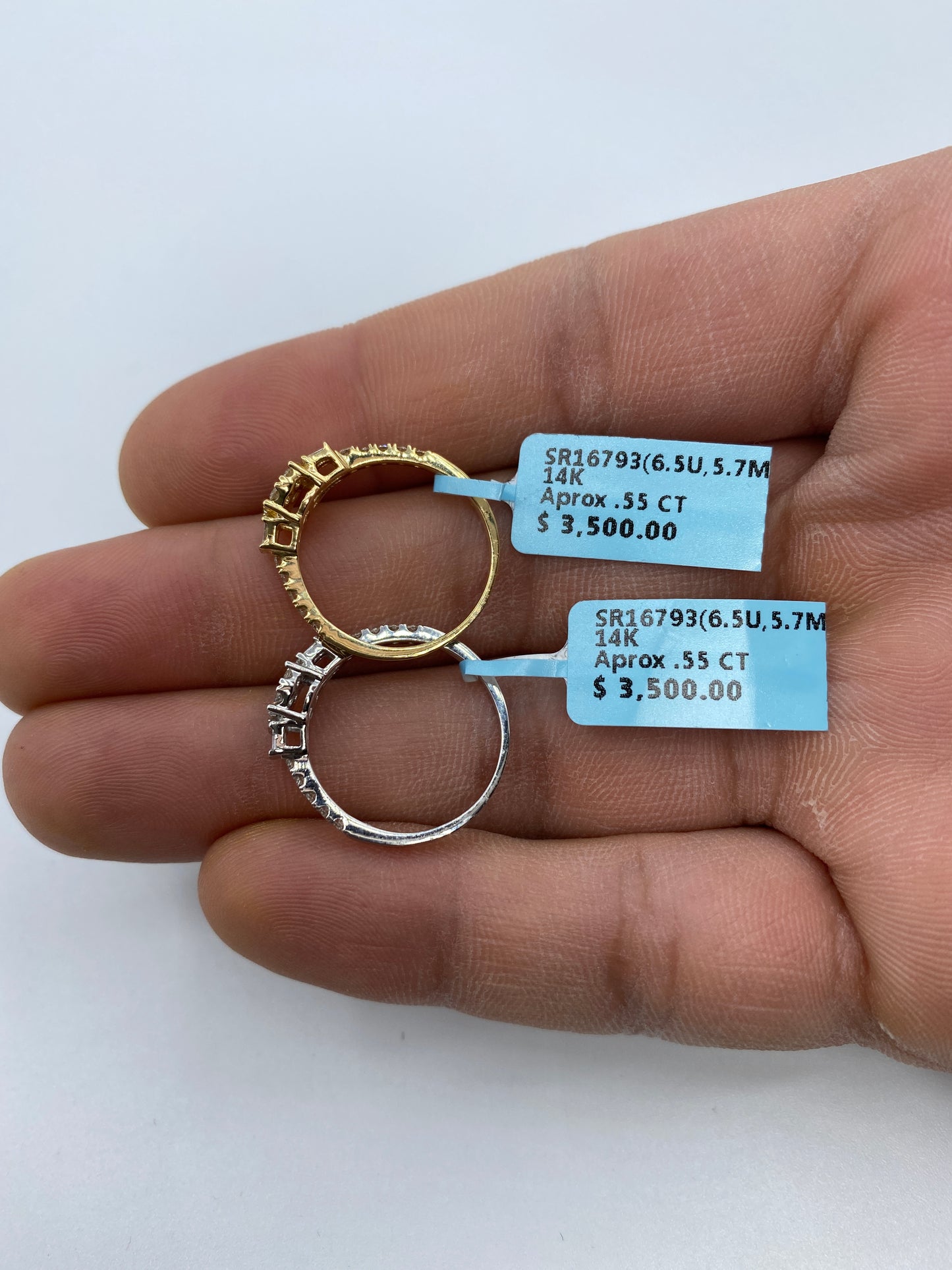 3 Stone Baguette Engagement Ring