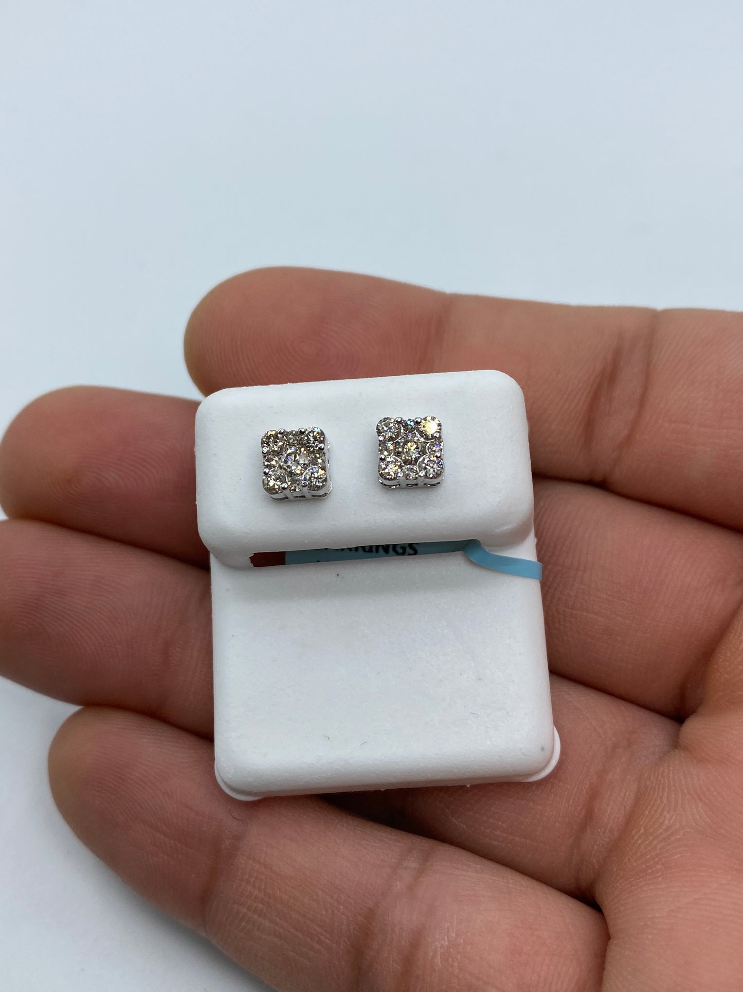 Square Stud Earrings Size #2
