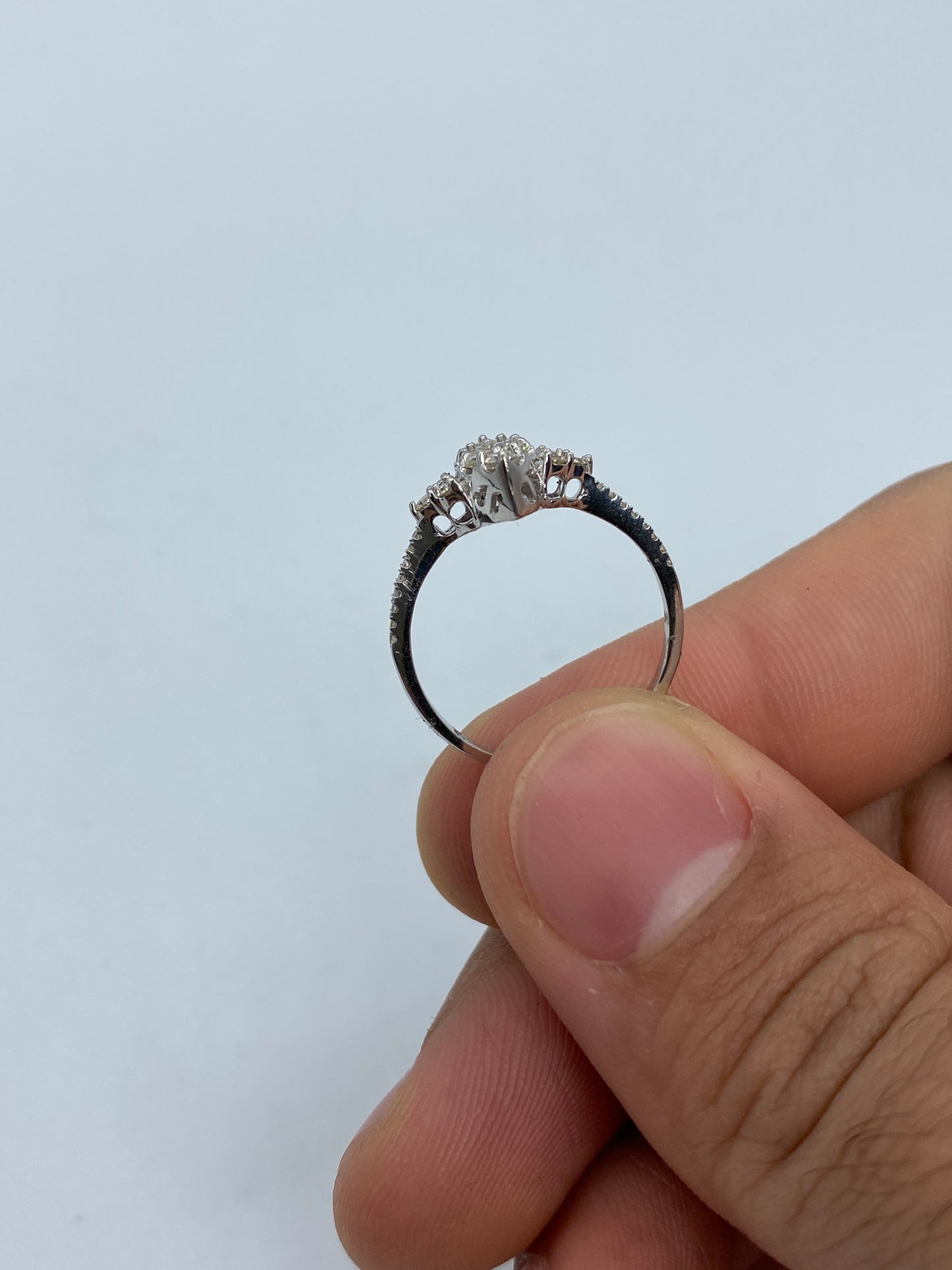 Crystal Engagement Ring