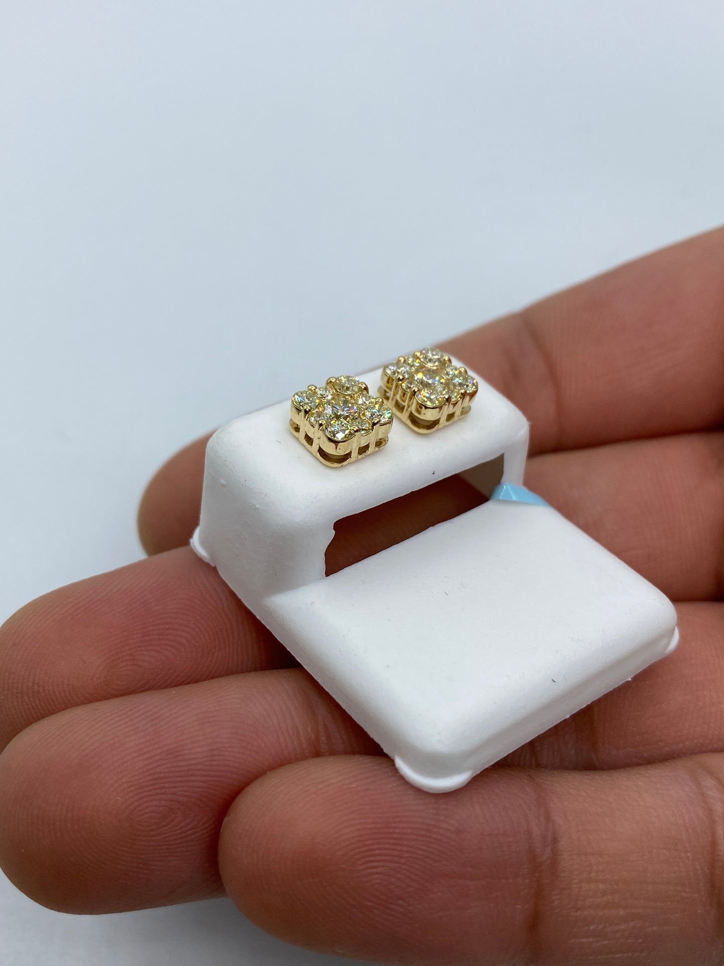 Square Stud Earrings Size #4