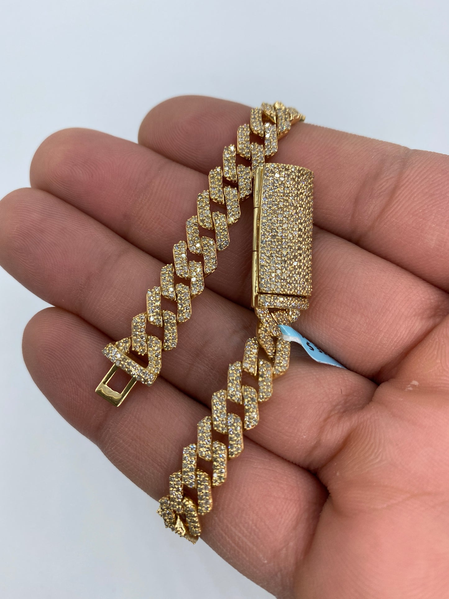 14K Cuban Bracelet 8mm, 8in