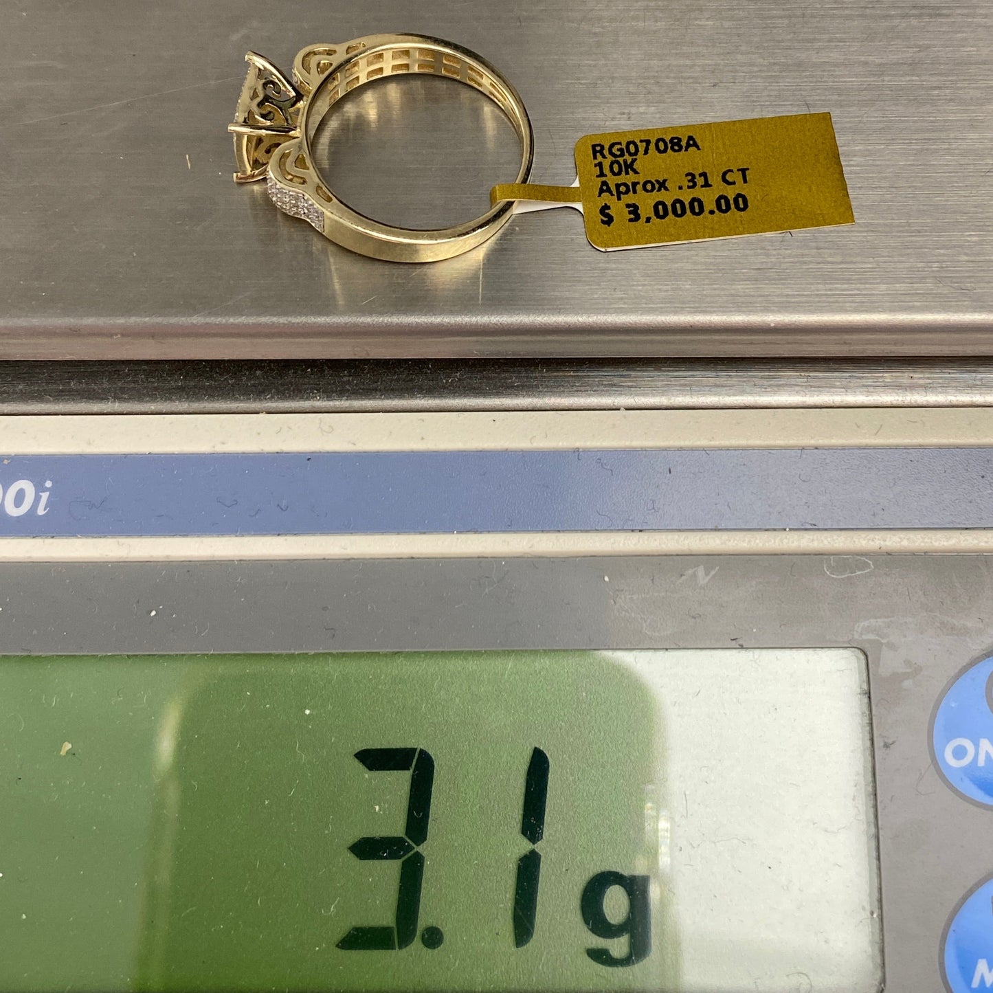 10K Diamond Engagement Ring Style #2