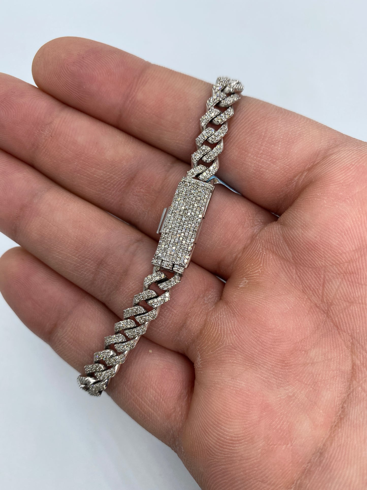 14K Cuban Bracelet 6.5mm, 7.5in