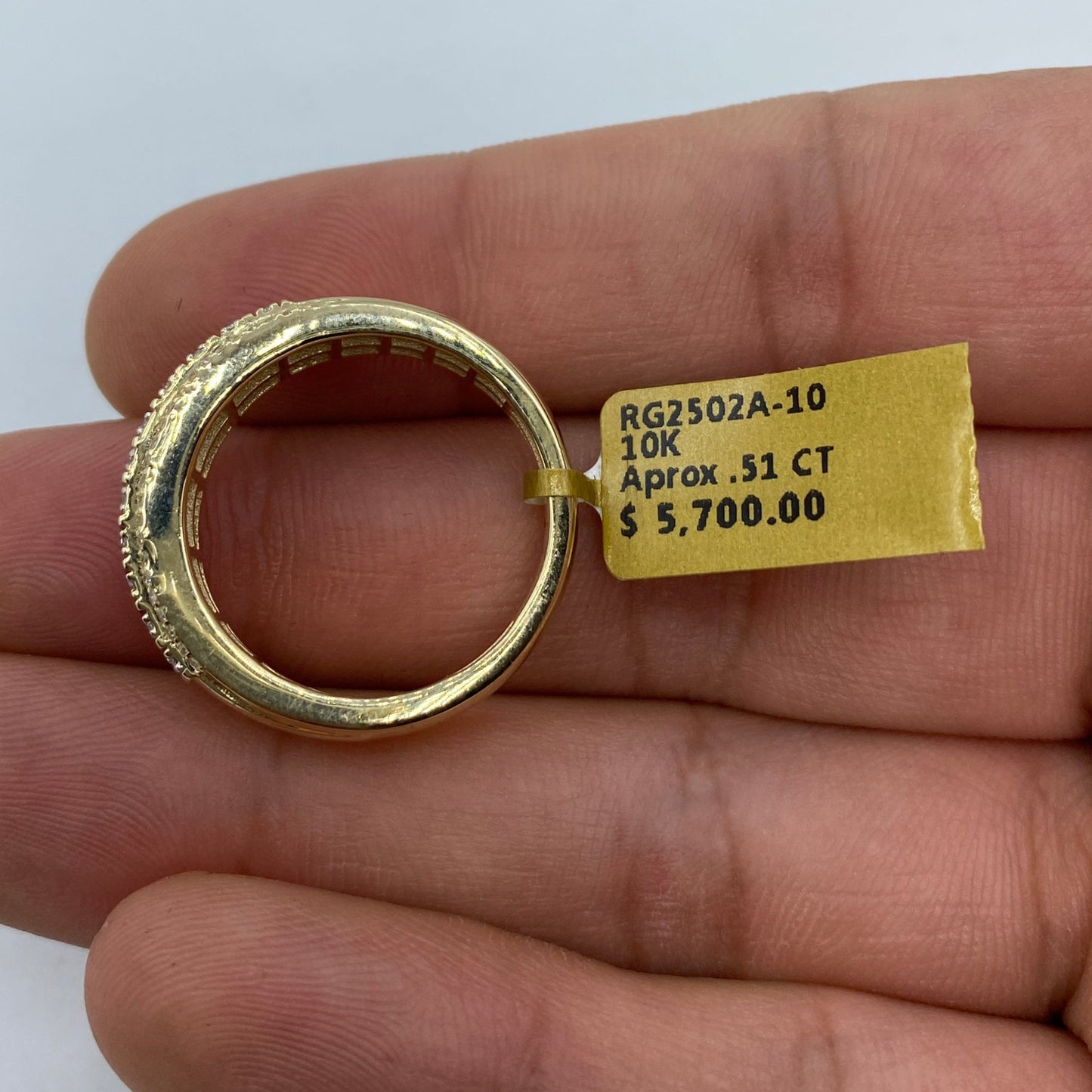 10K Diamond Band Style #5