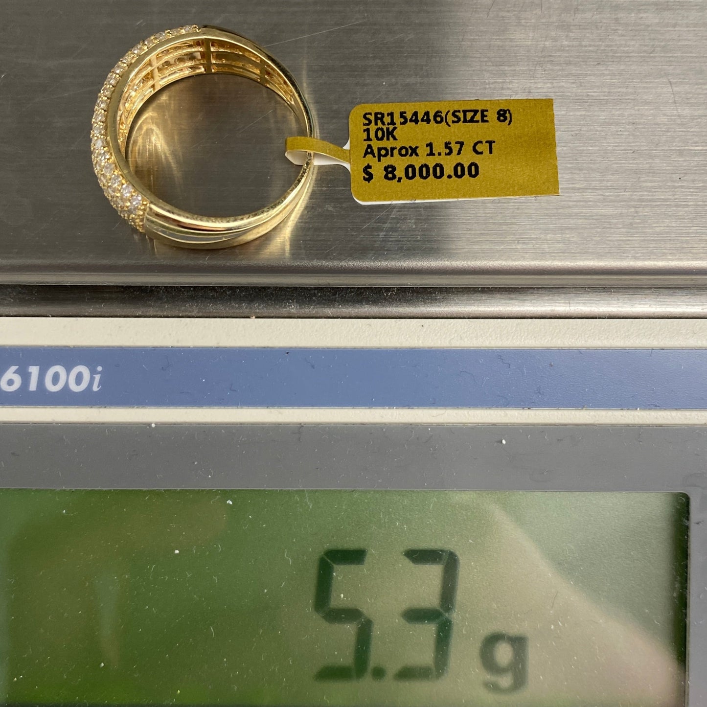 10K Diamond Band Style #8