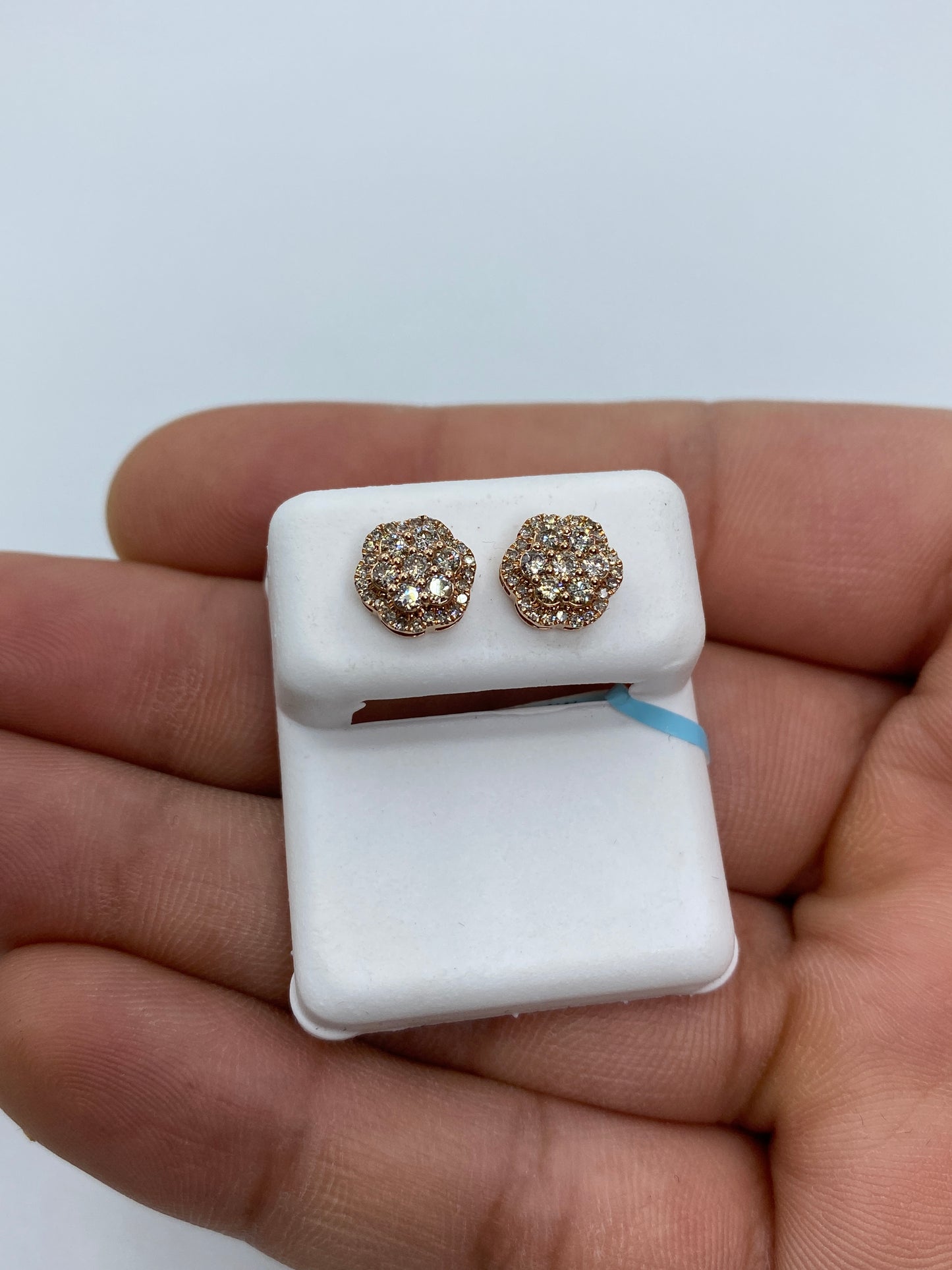 3D Flower Earrings Small