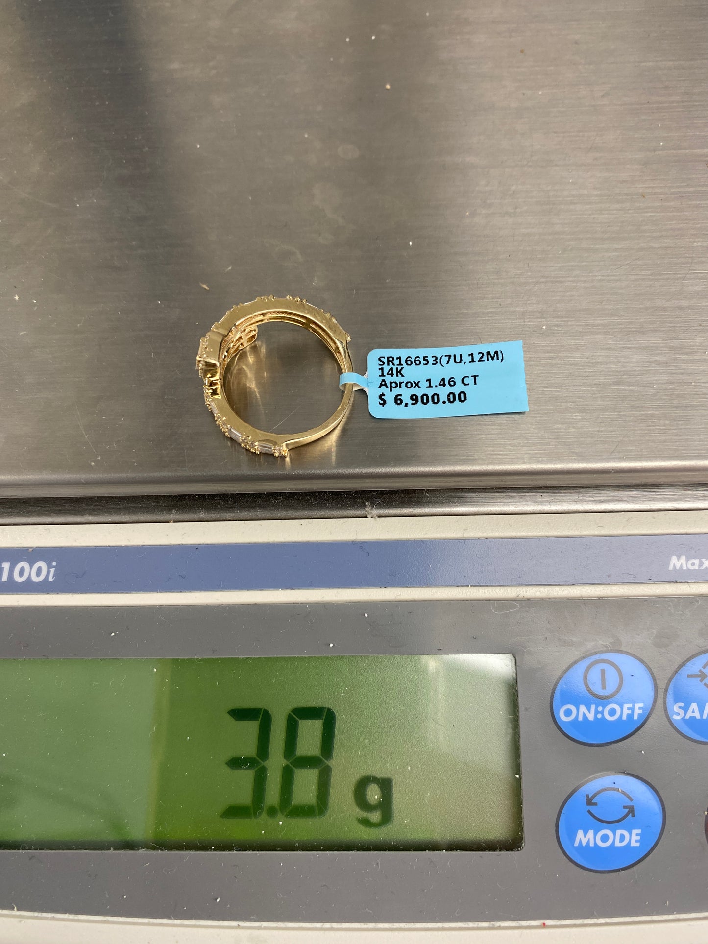 Bangle Baguette Engagement Ring