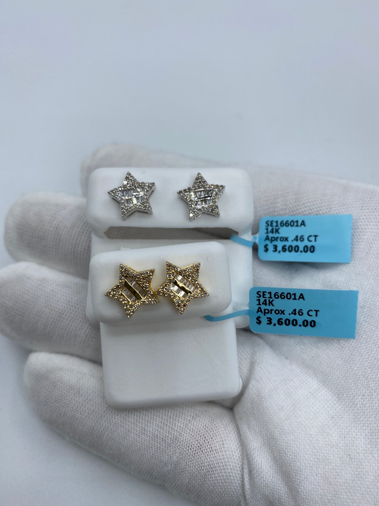 Star Baguette Earrings