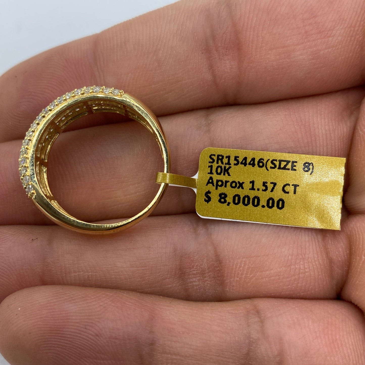 10K Diamond Band Style #8