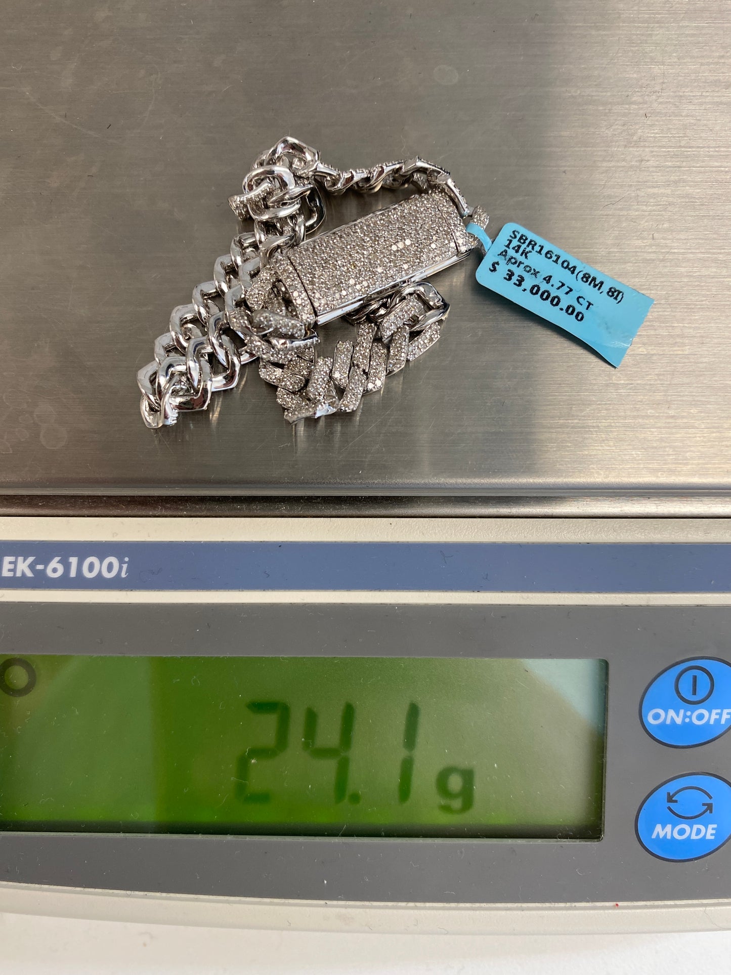 14K Cuban Bracelet 8mm, 8in