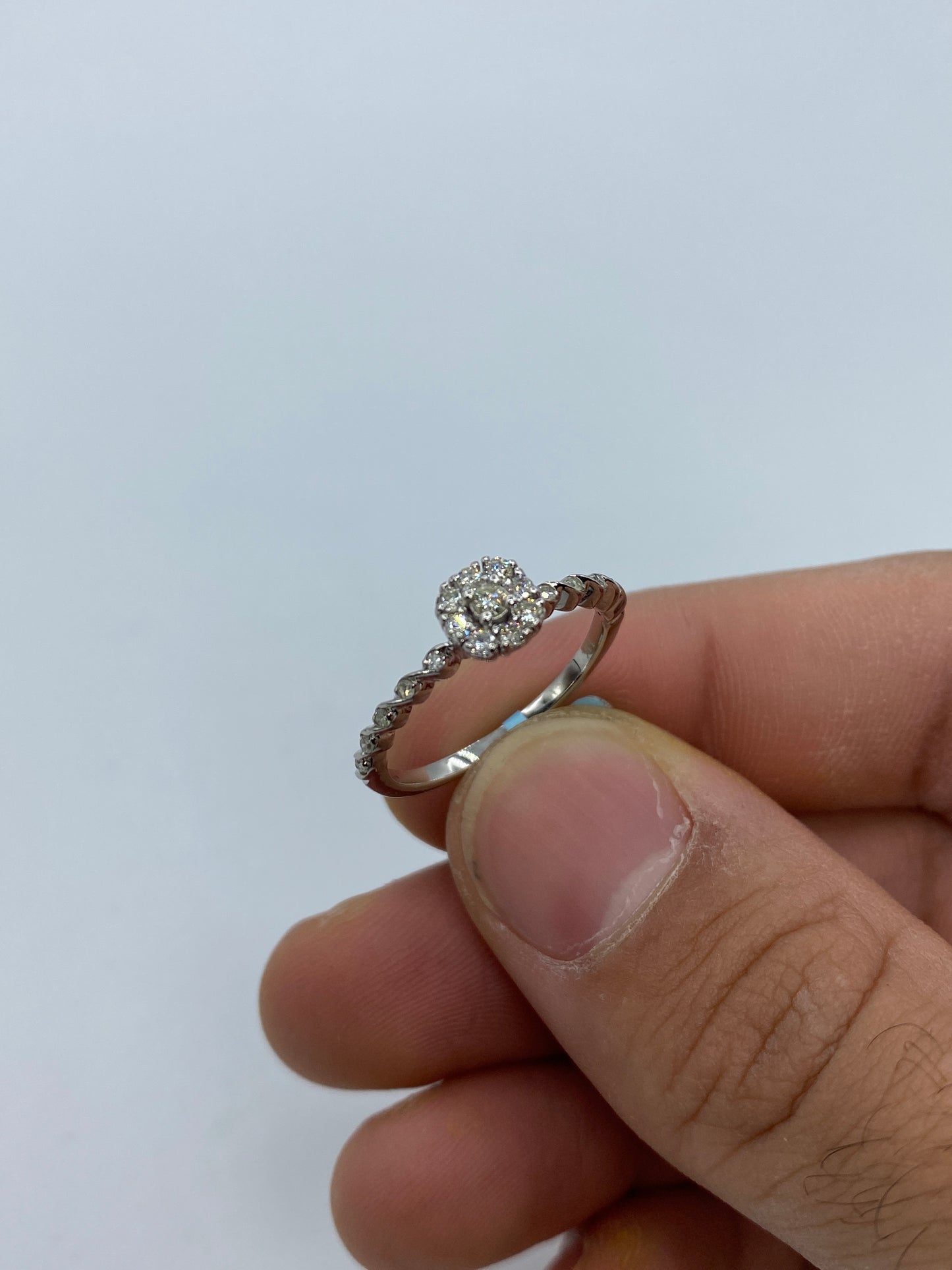 Flower Engagement Ring