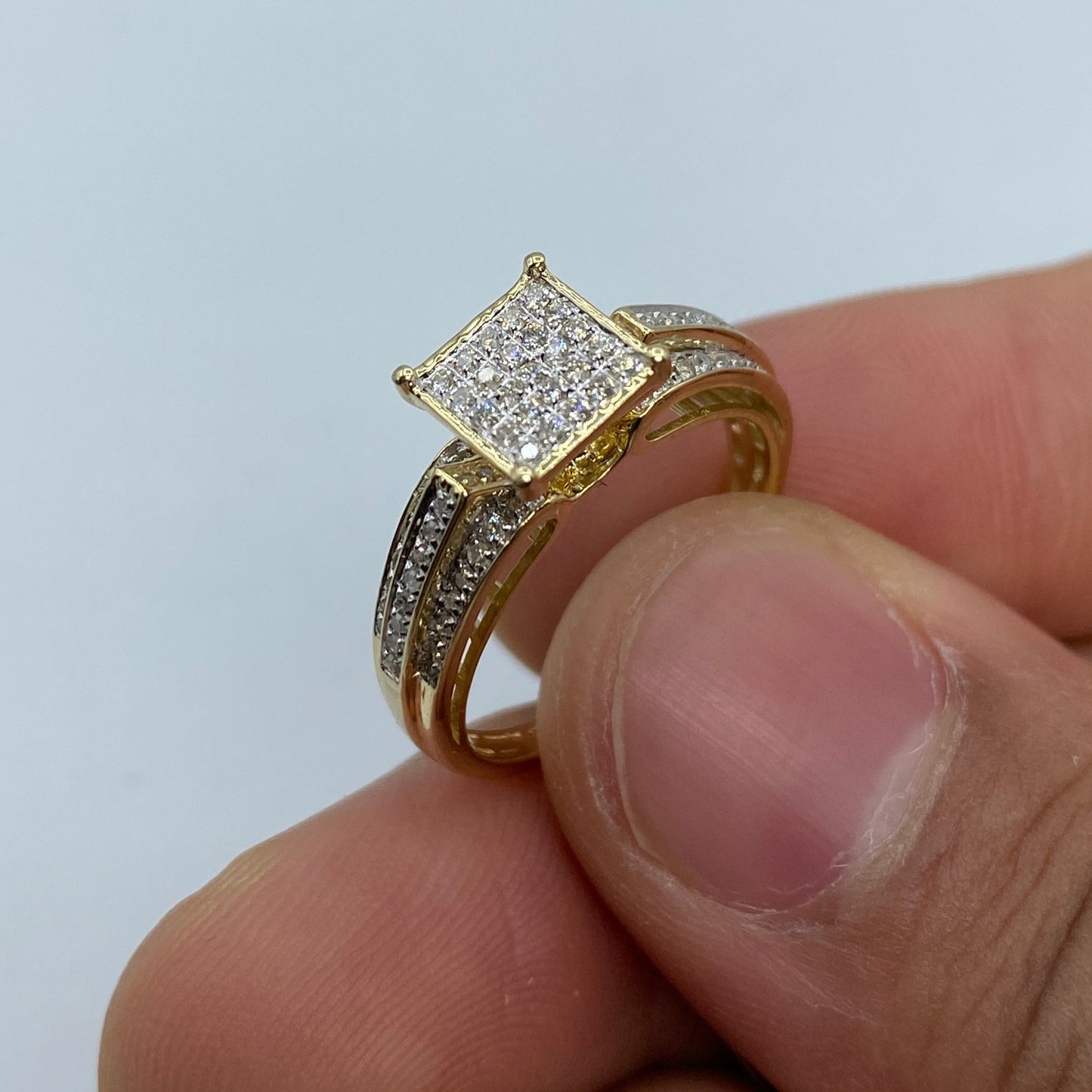 10K Diamond Engagement Ring Style #1