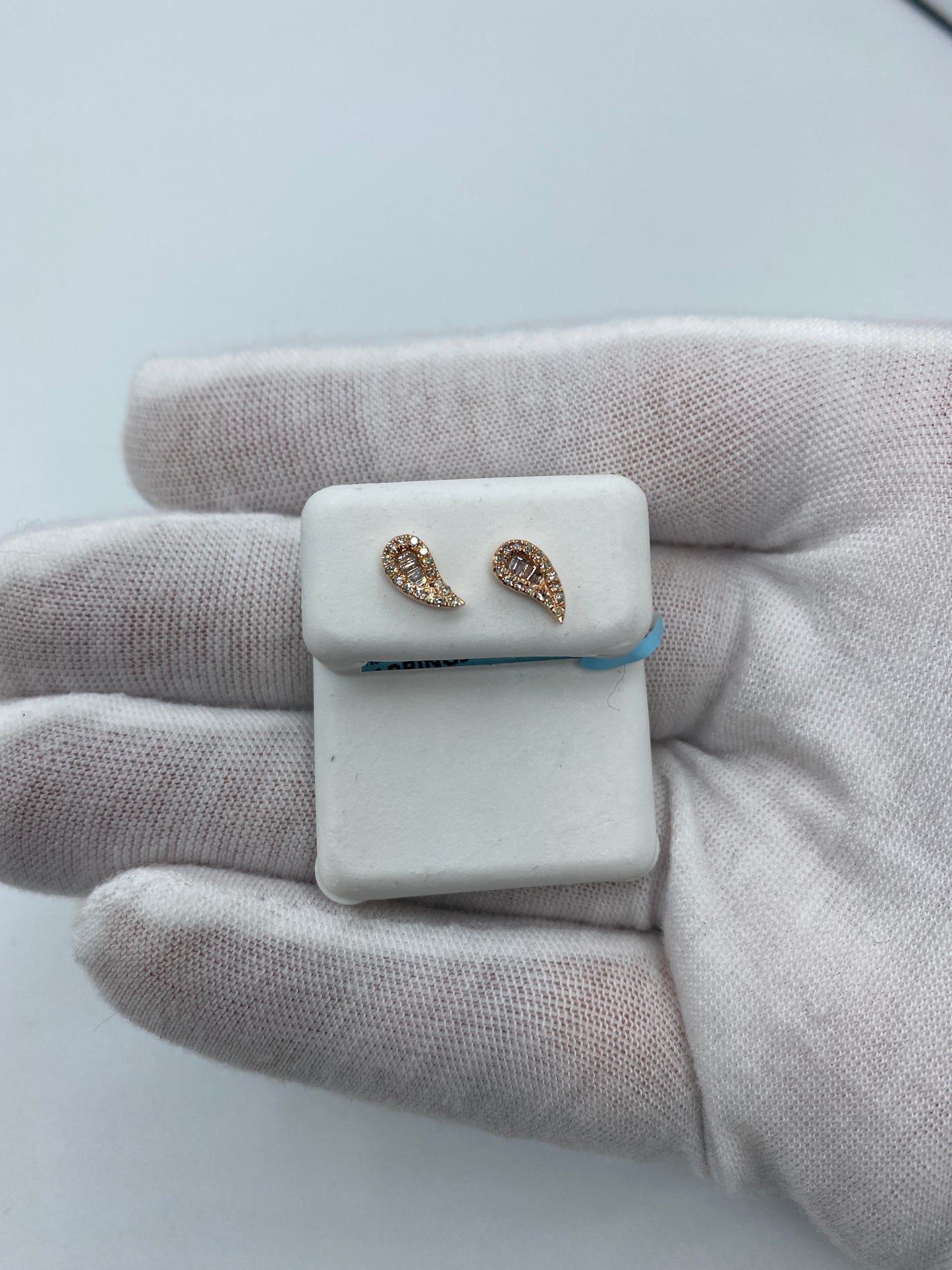 Tear Baguette Earrings