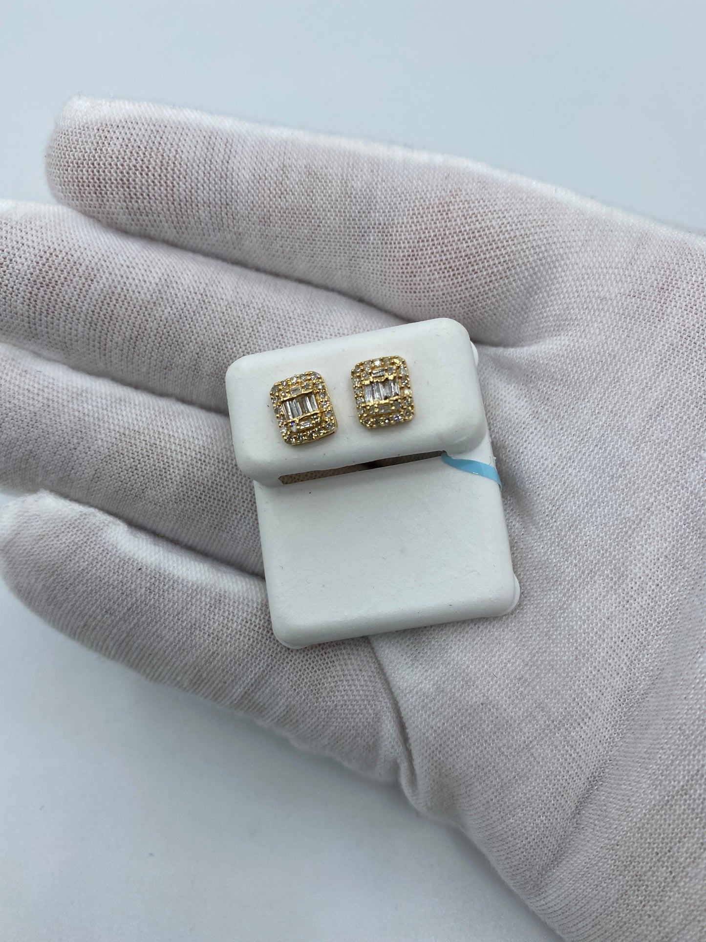 Rectangle Baguette Earrings