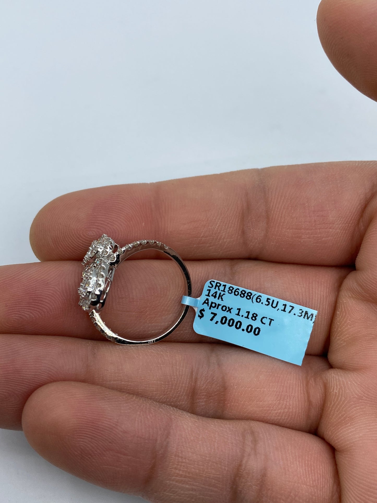 Heart Bangle Engagement Ring