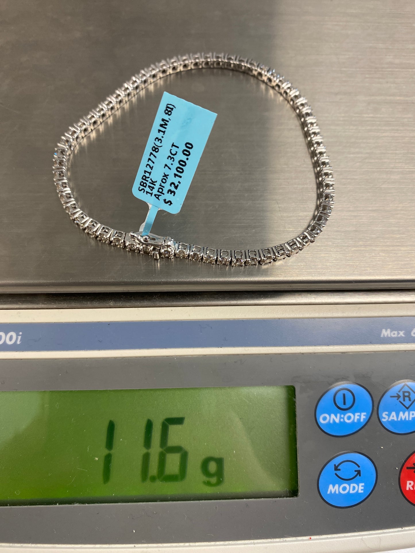 14K Tennis Bracelet 3.1mm