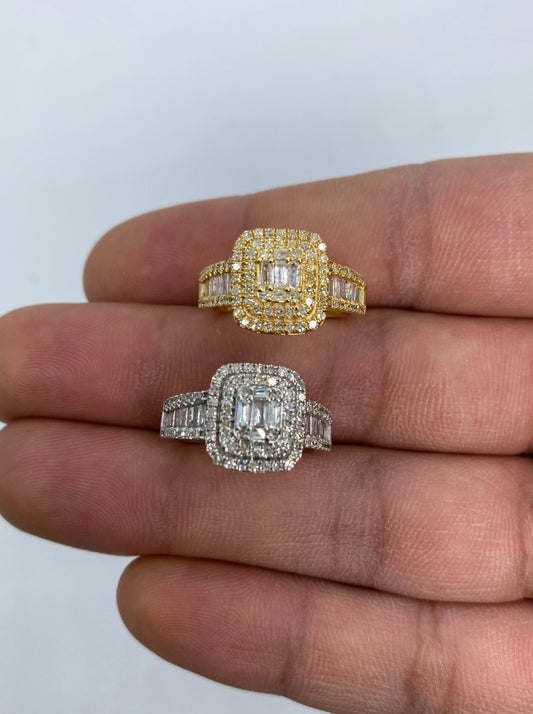 Baguette Engagement Ring