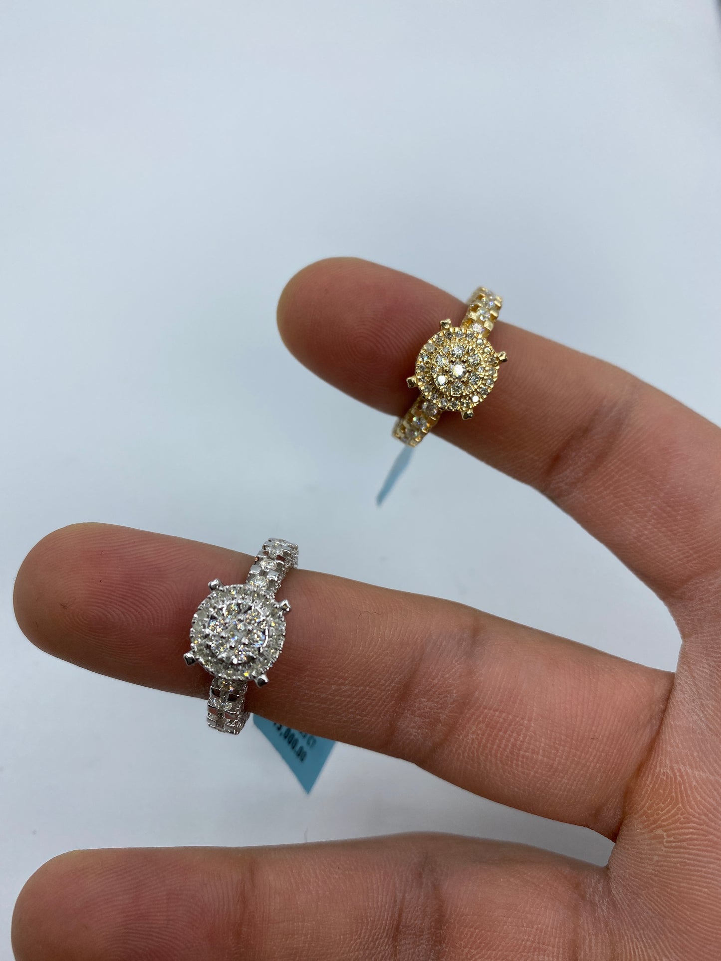 Large Diamond Engagement Ring