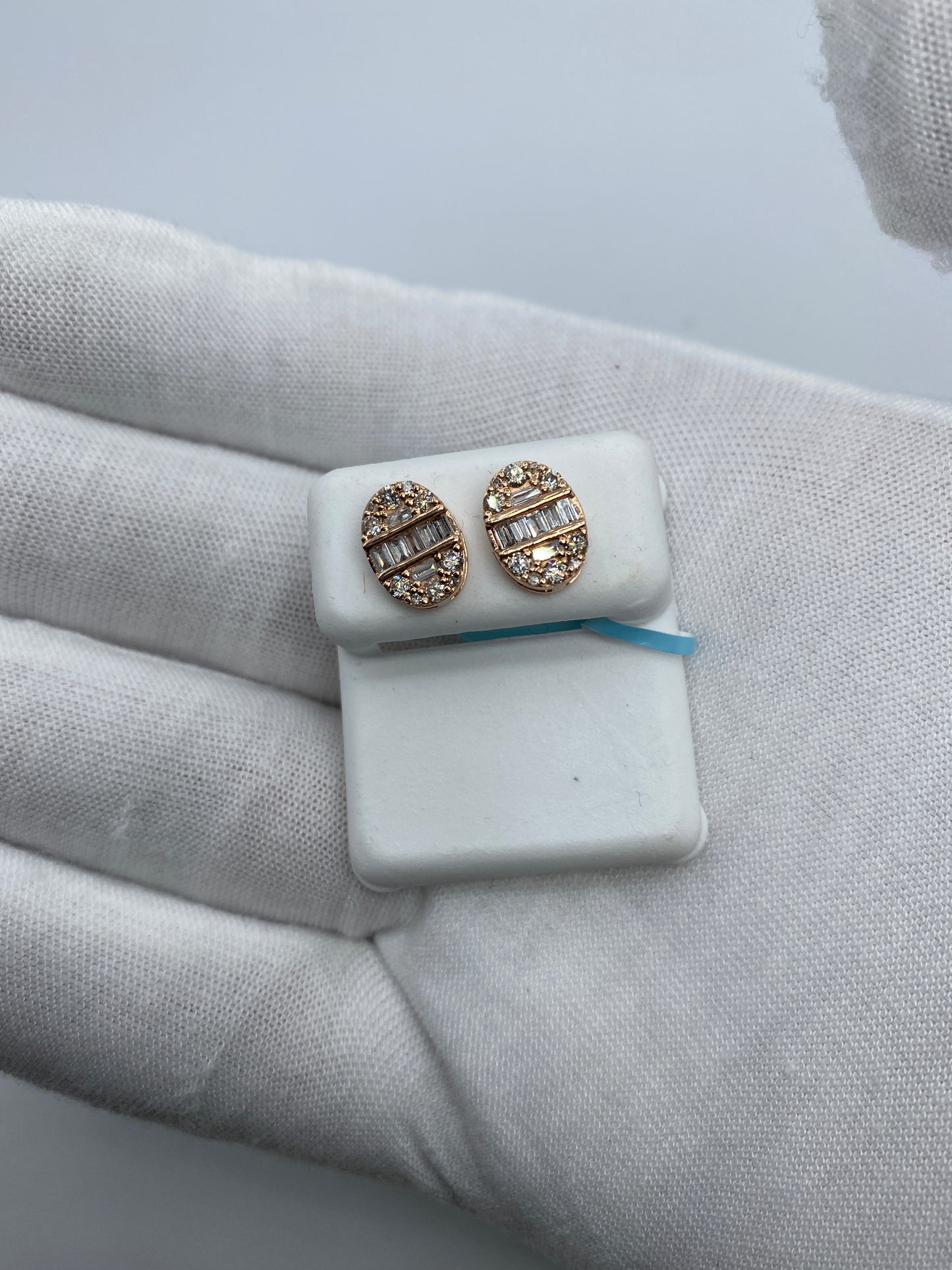 Oval Baguette Earrings