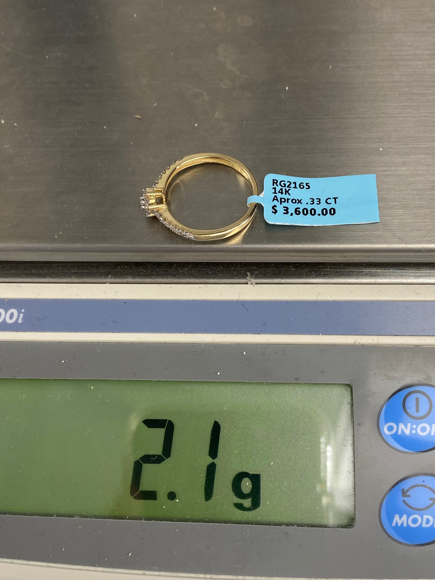 Small Flower Engagement Ring