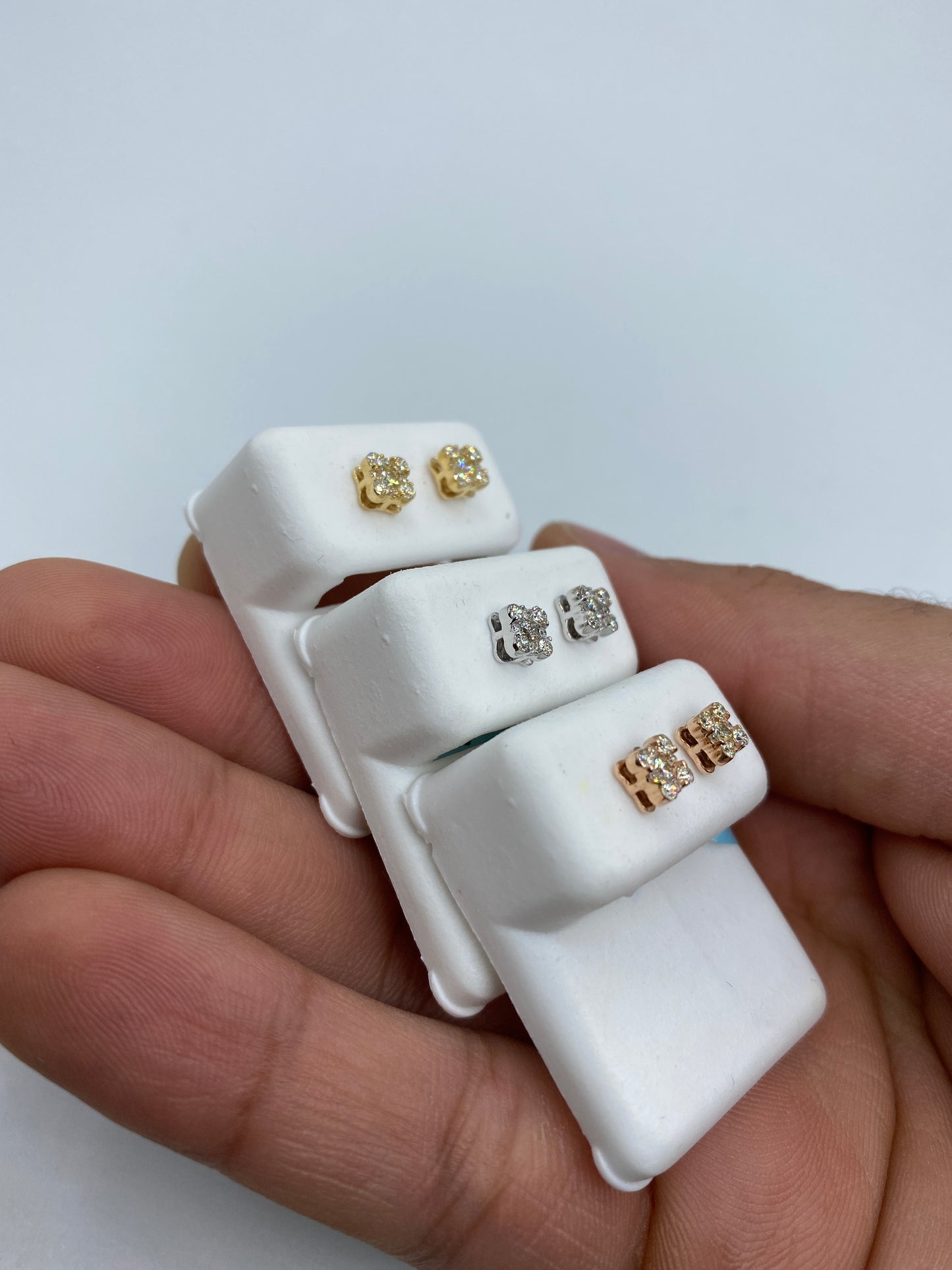 Square Stud Earrings Size #1
