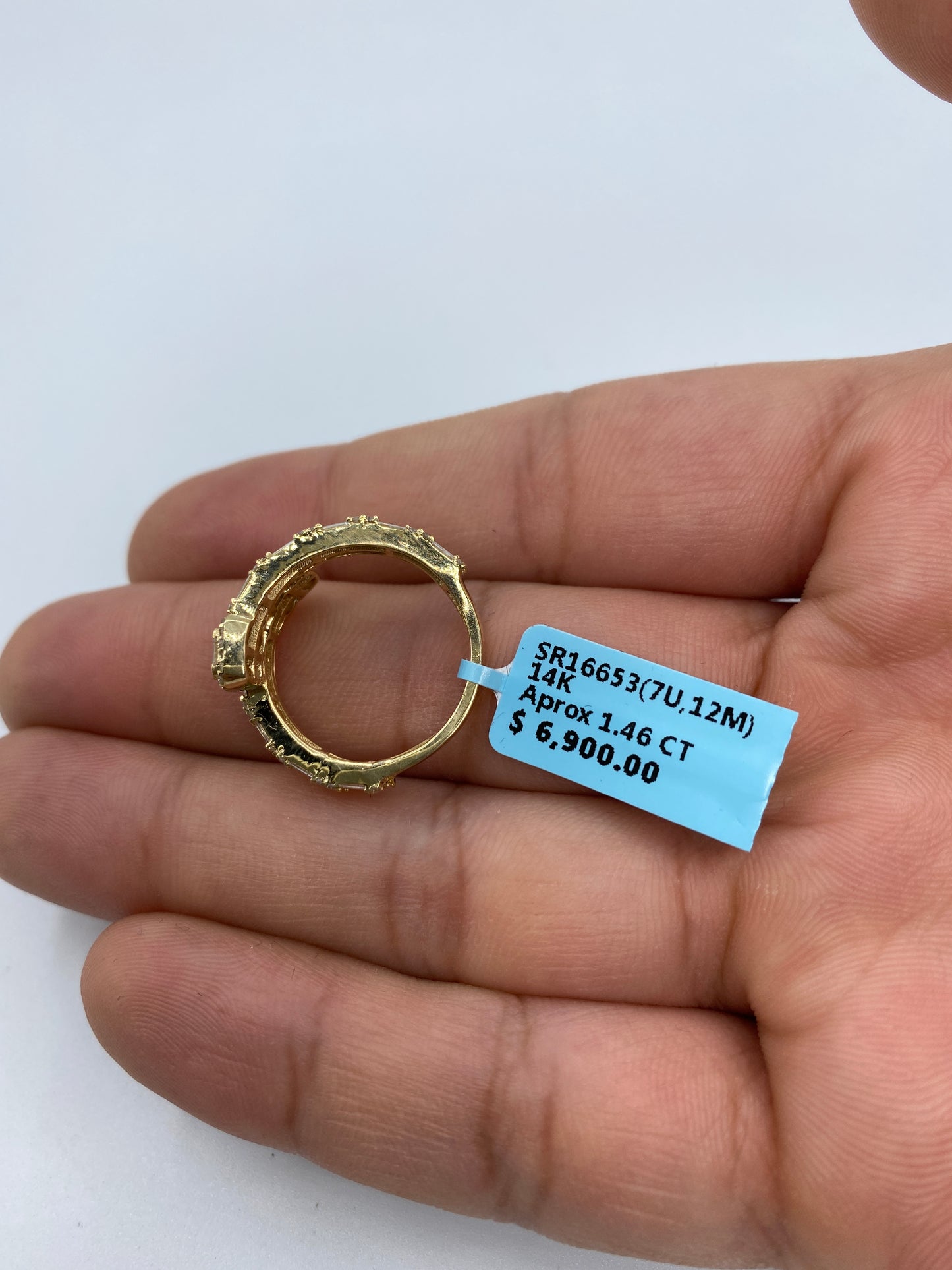 Bangle Baguette Engagement Ring