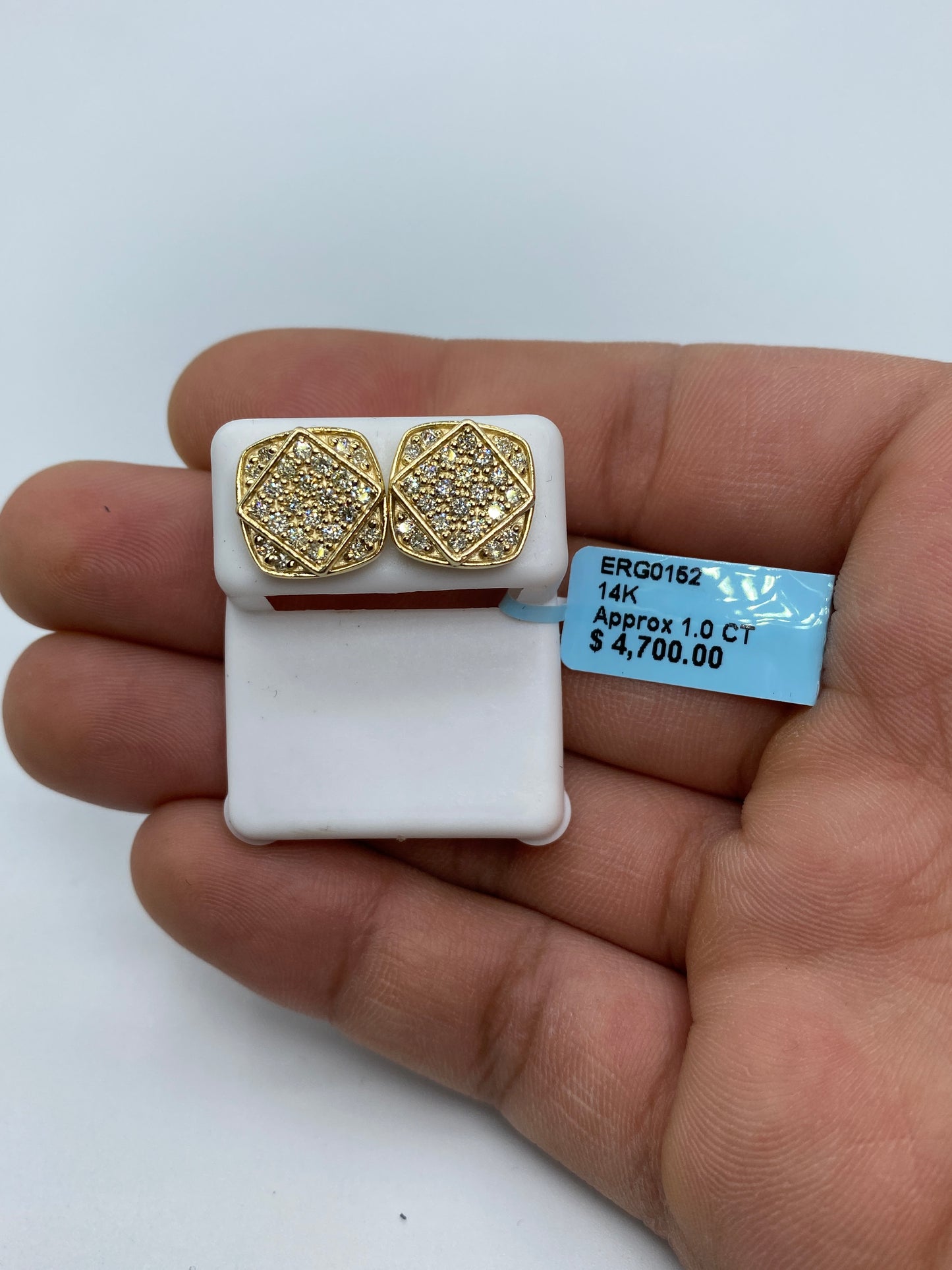 Square Infinity Earrings Jumbo