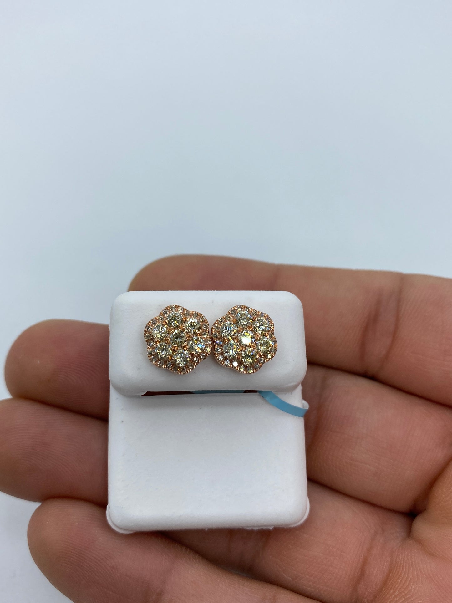 3D Flower Earrings Large