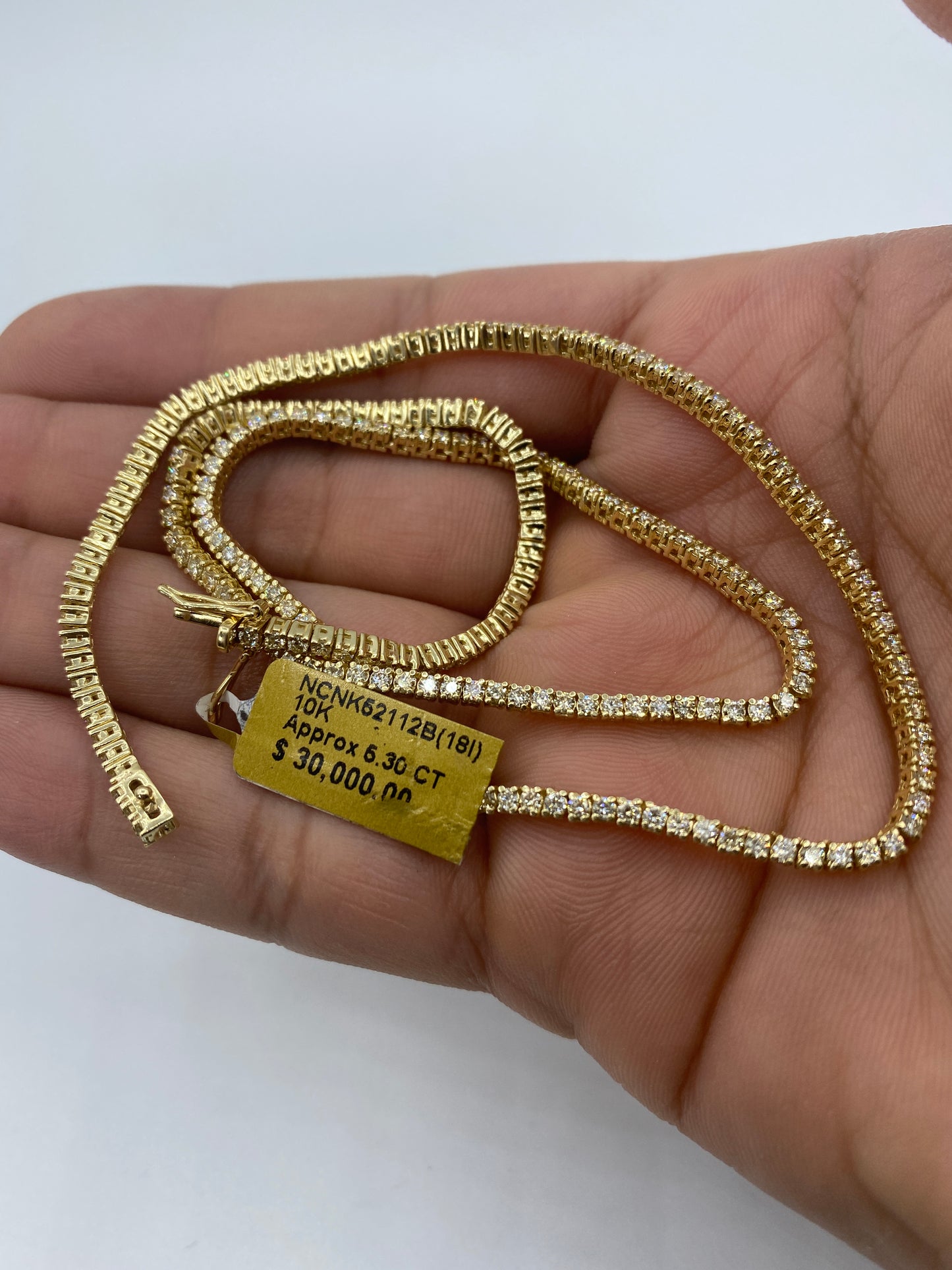 10K Tennis Chain 2.5mm, 18in