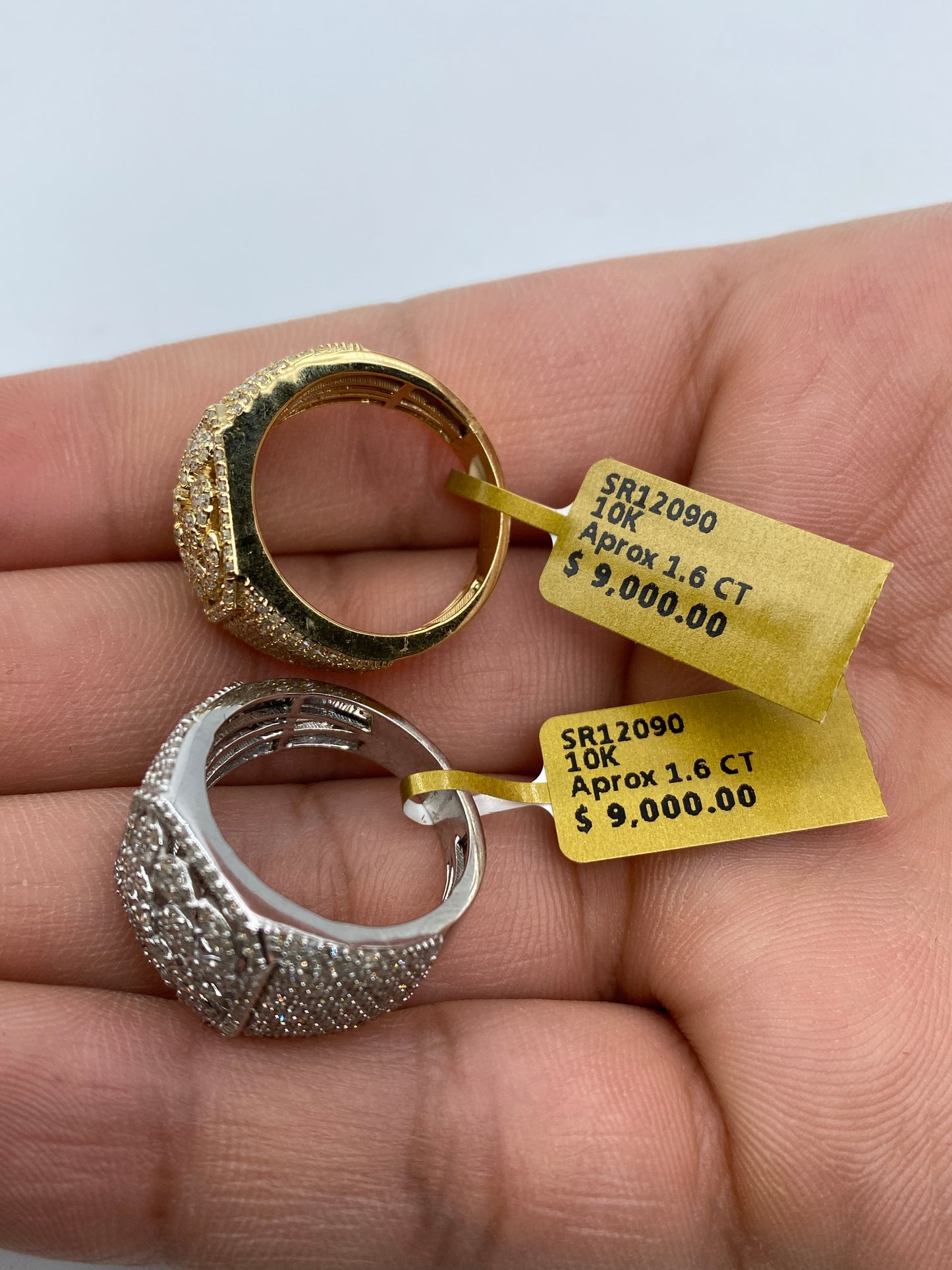 10K Floral Square Ring