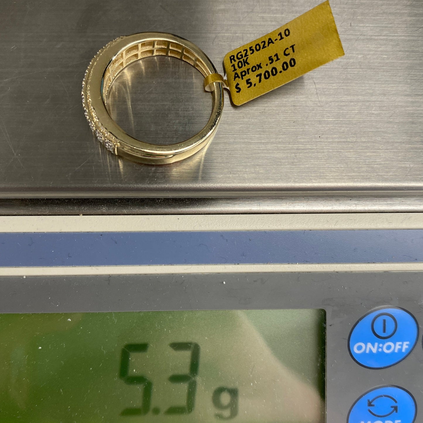 10K Diamond Band Style #5