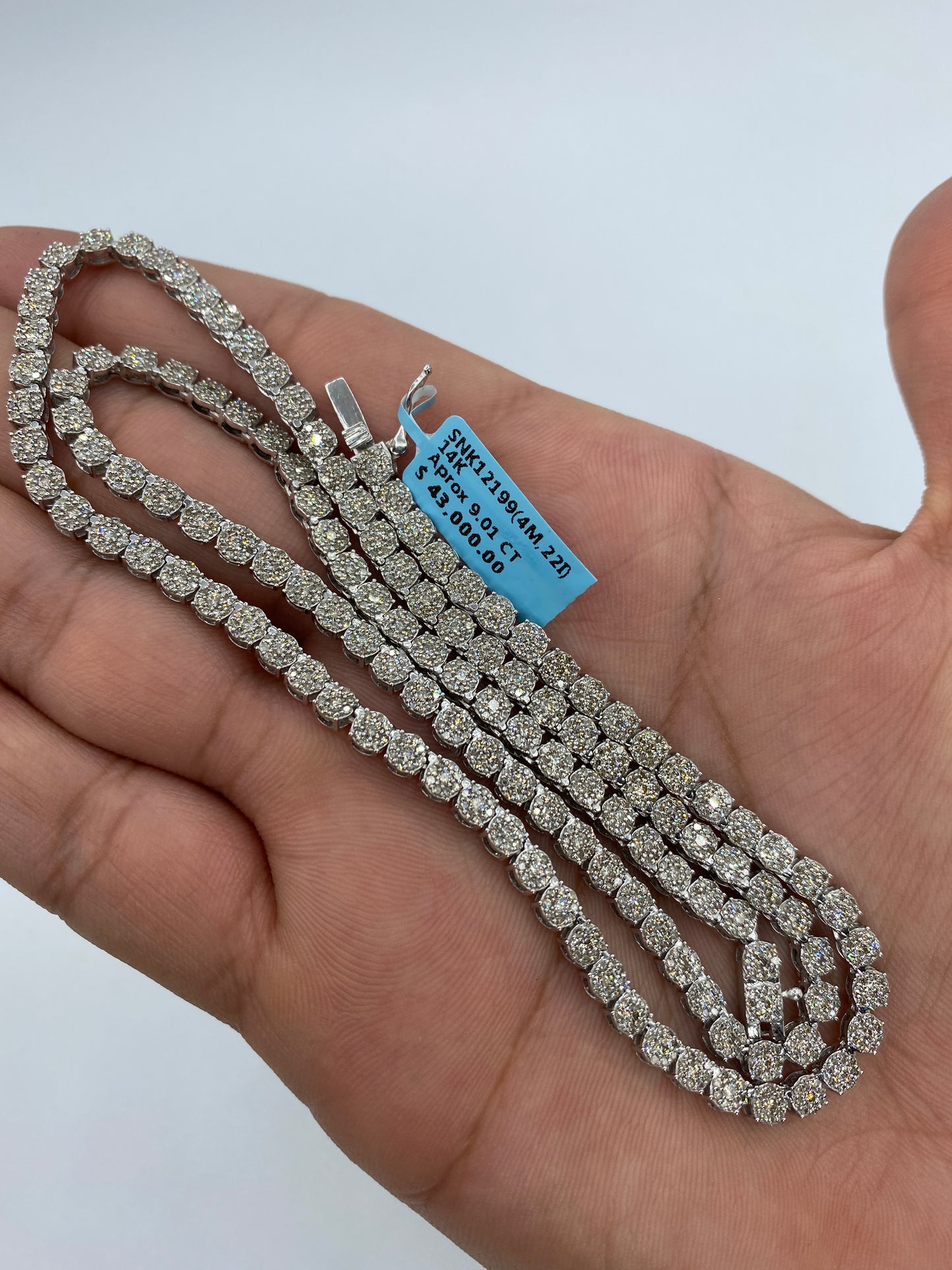 14K Tennis Chain 4mm, 22in