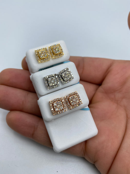 Square Box Earrings Large