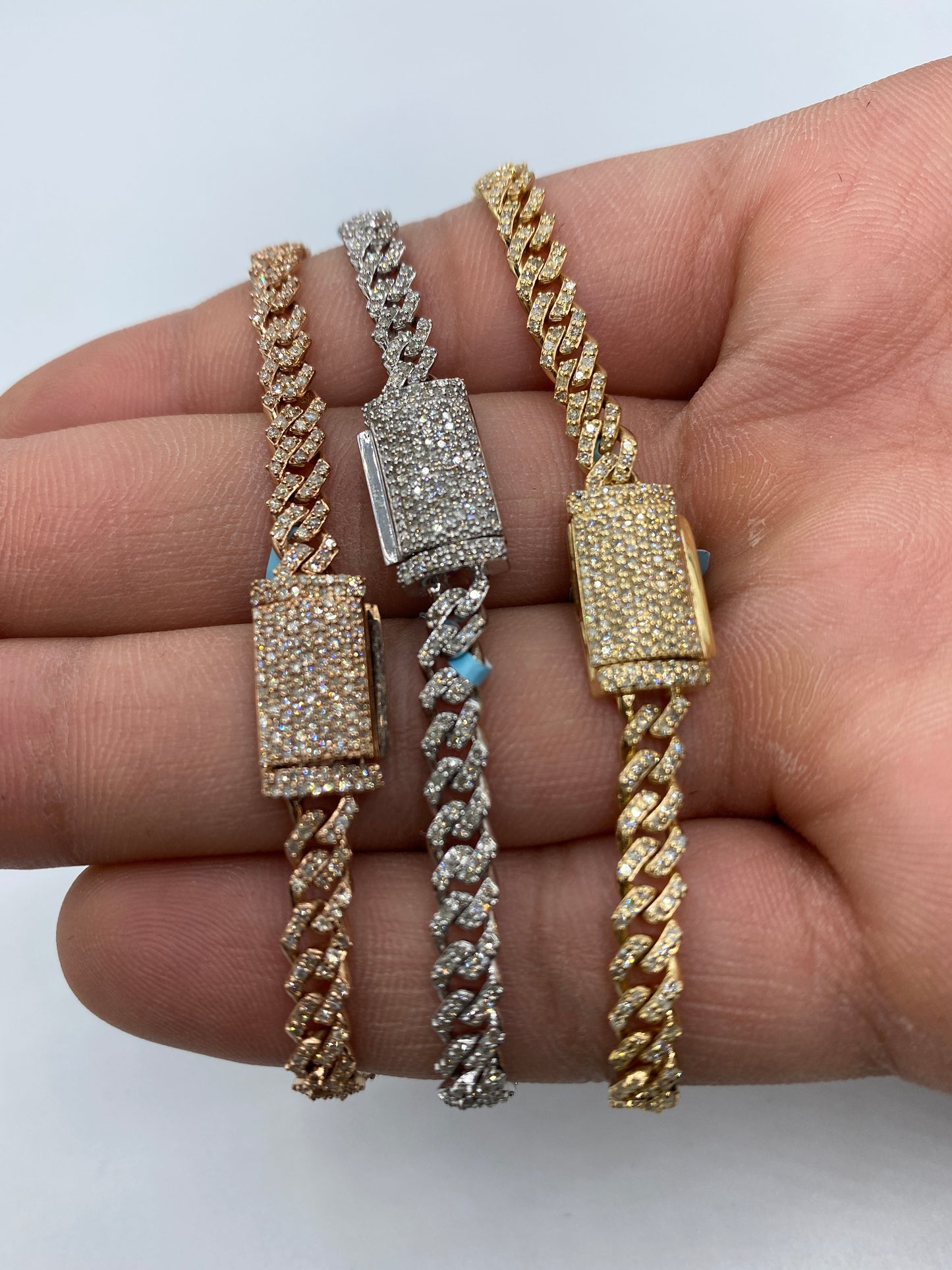 14K Cuban Bracelet 4.5mm, 8in