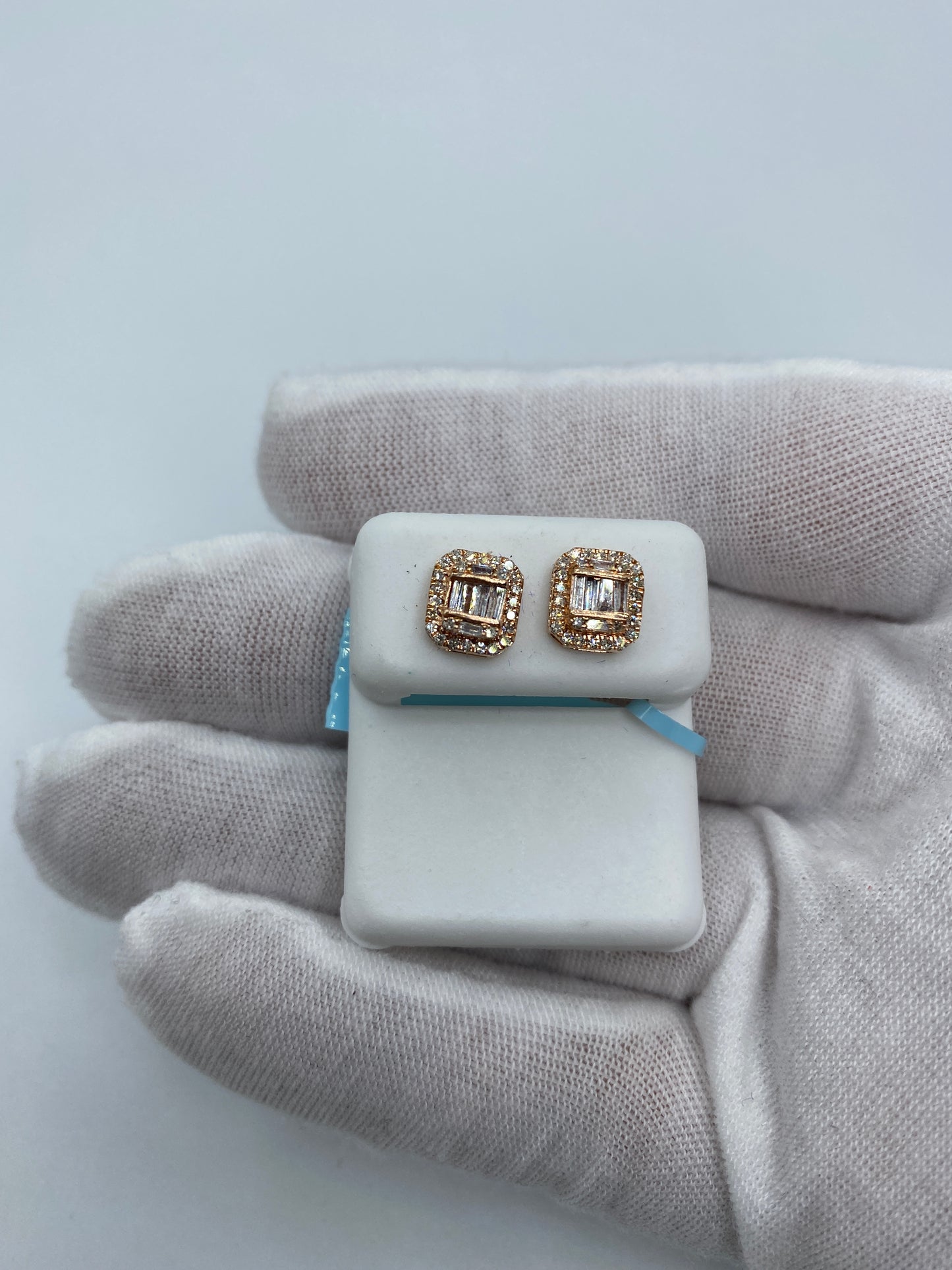 Rectangle Baguette Earrings
