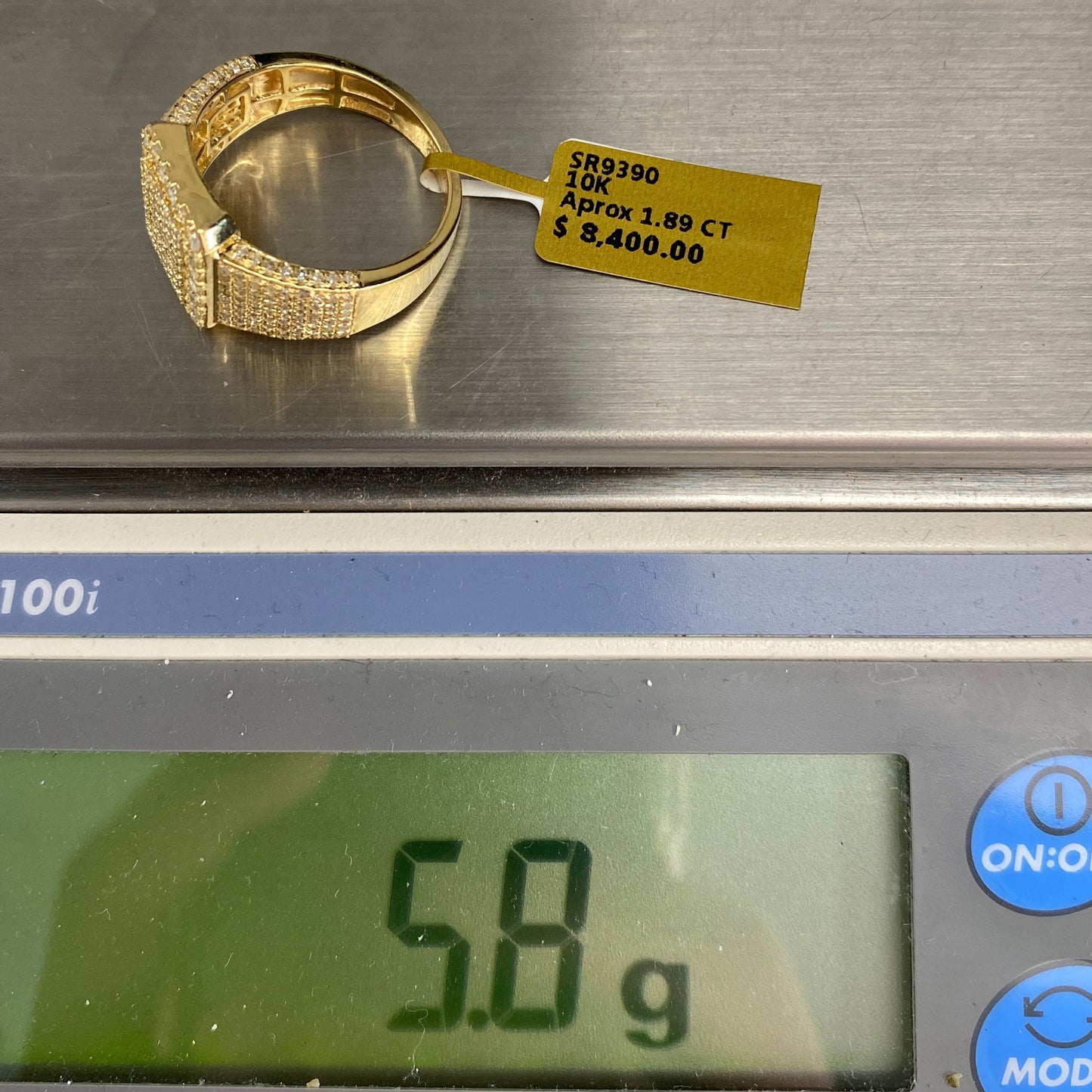 10K Square Thanos Diamond Ring