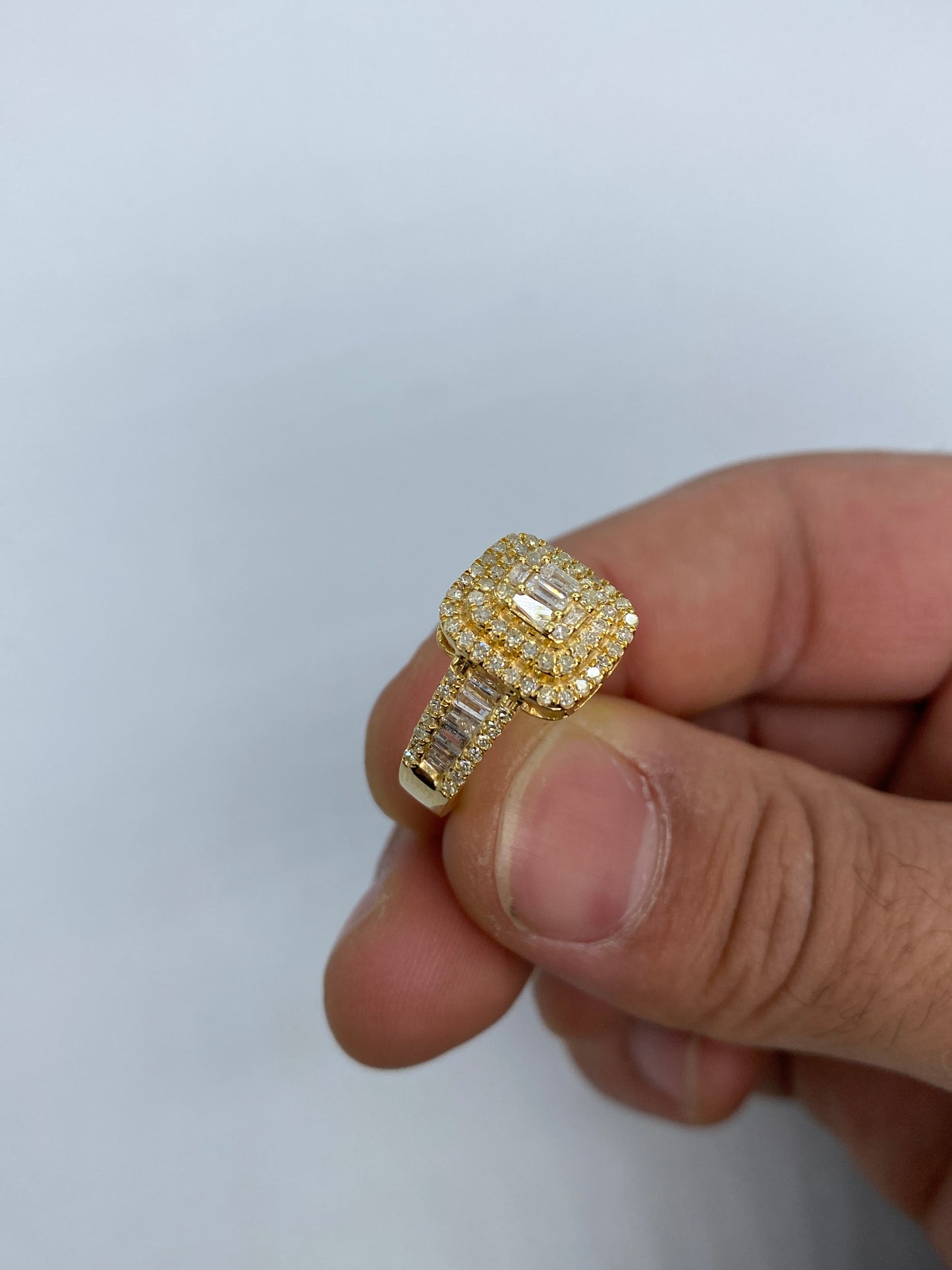 Baguette Engagement Ring