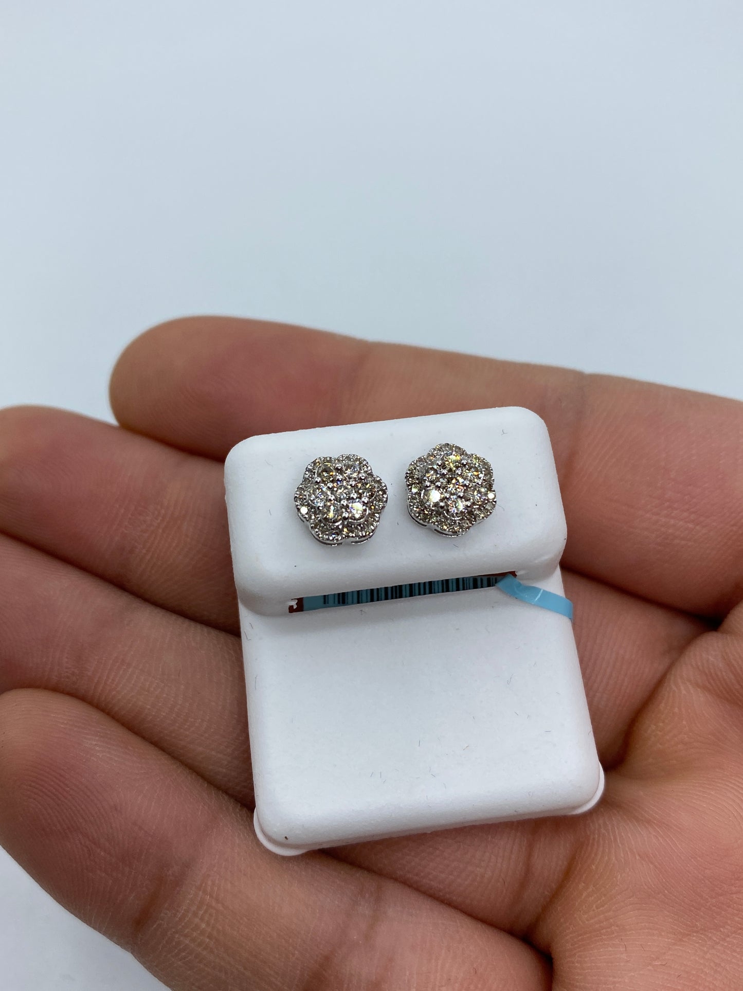 3D Flower Earrings Small