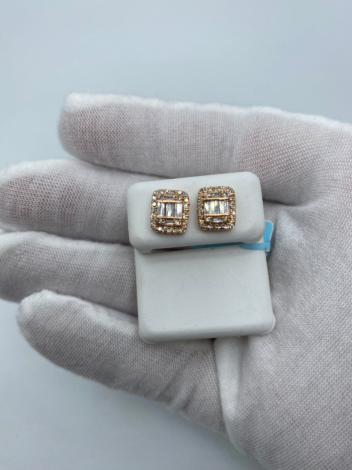 Rectangle Baguette Earrings