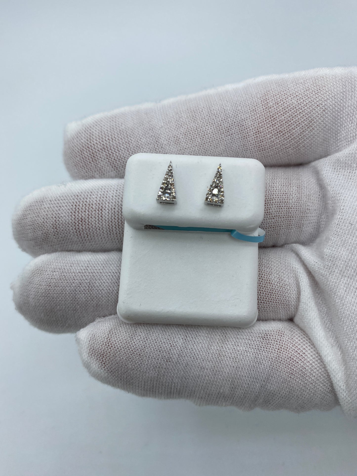 Isosceles Triangle Baguette Earrings