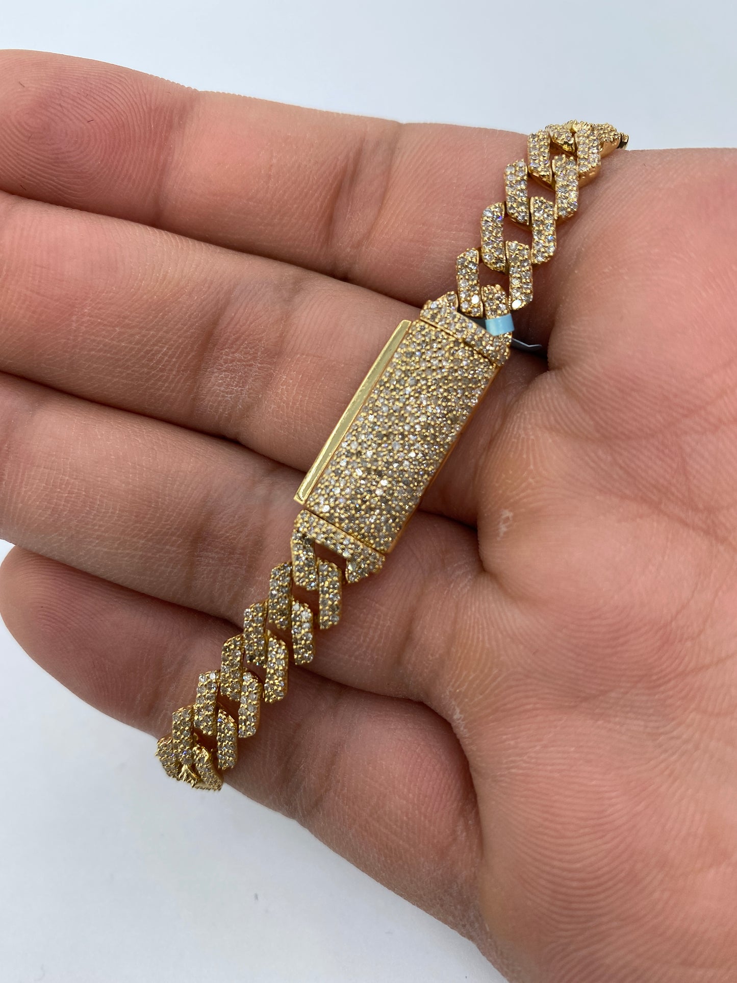 14K Cuban Bracelet 8mm, 7in