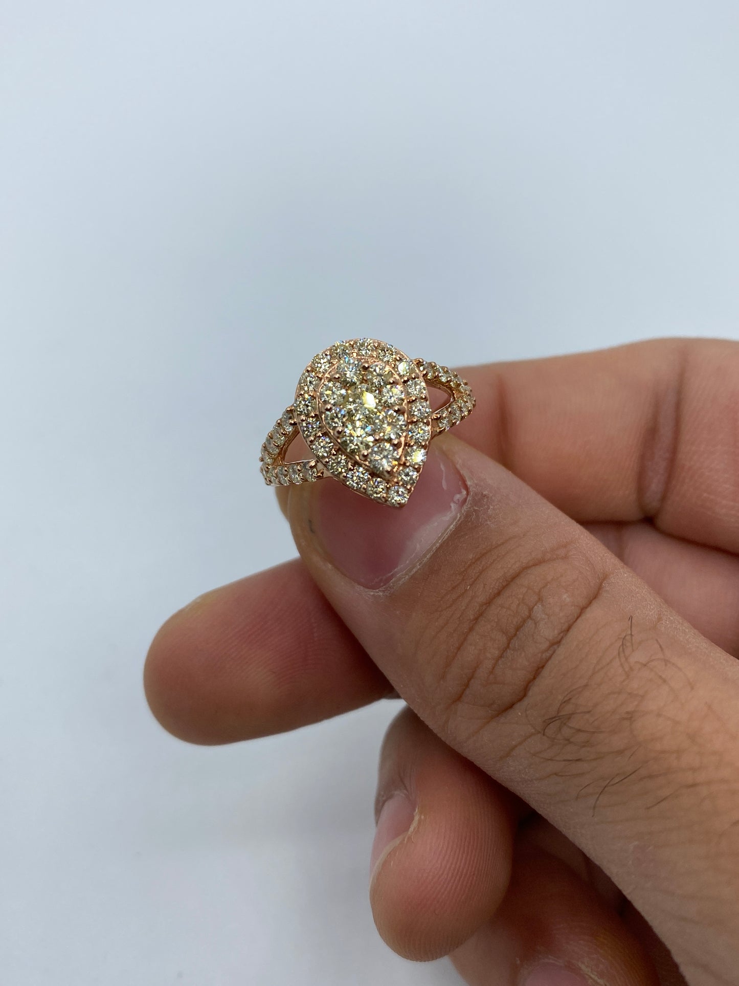 Pear Shape Engagement Ring