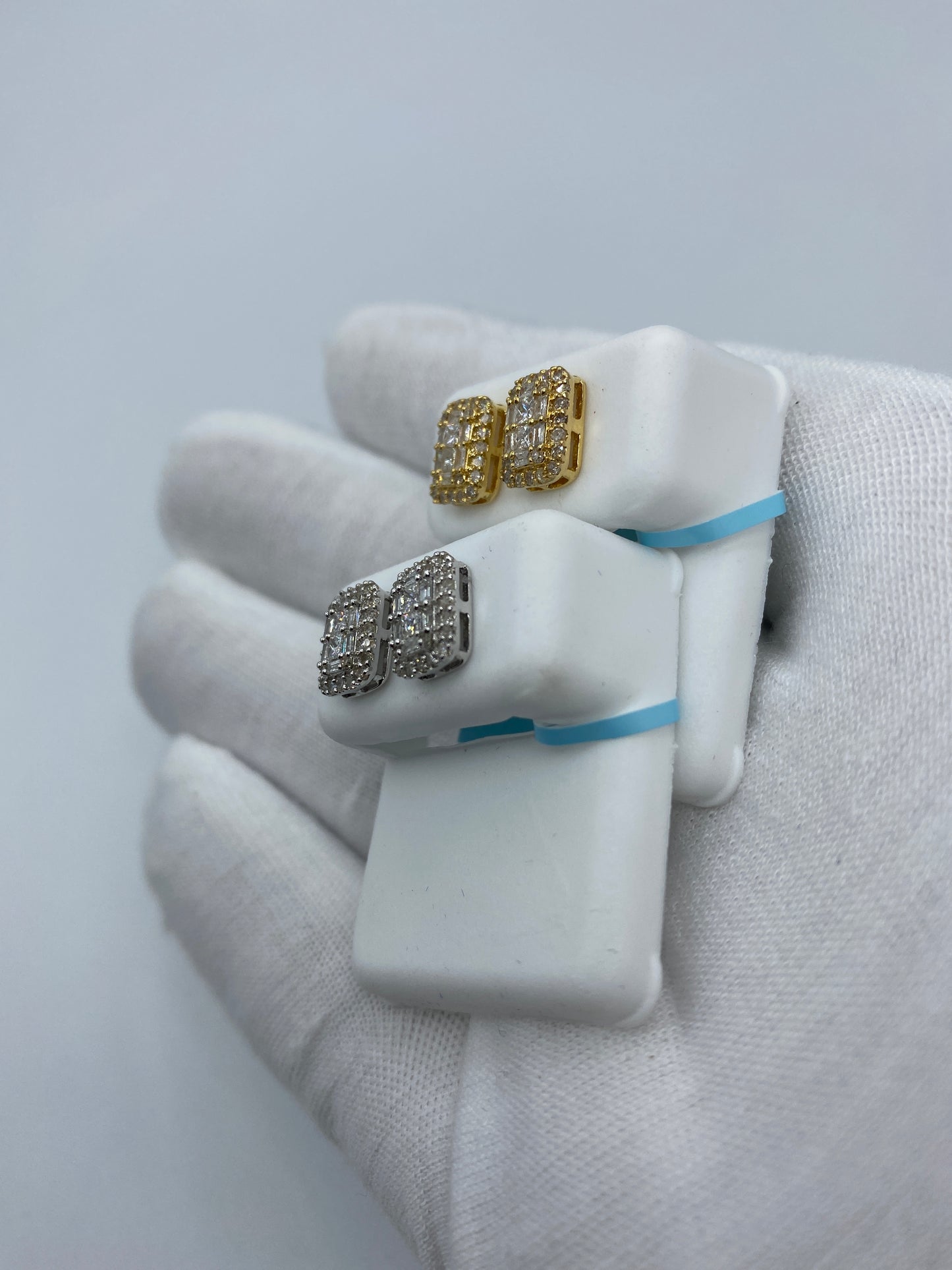 Rectangle Baguette Earrings