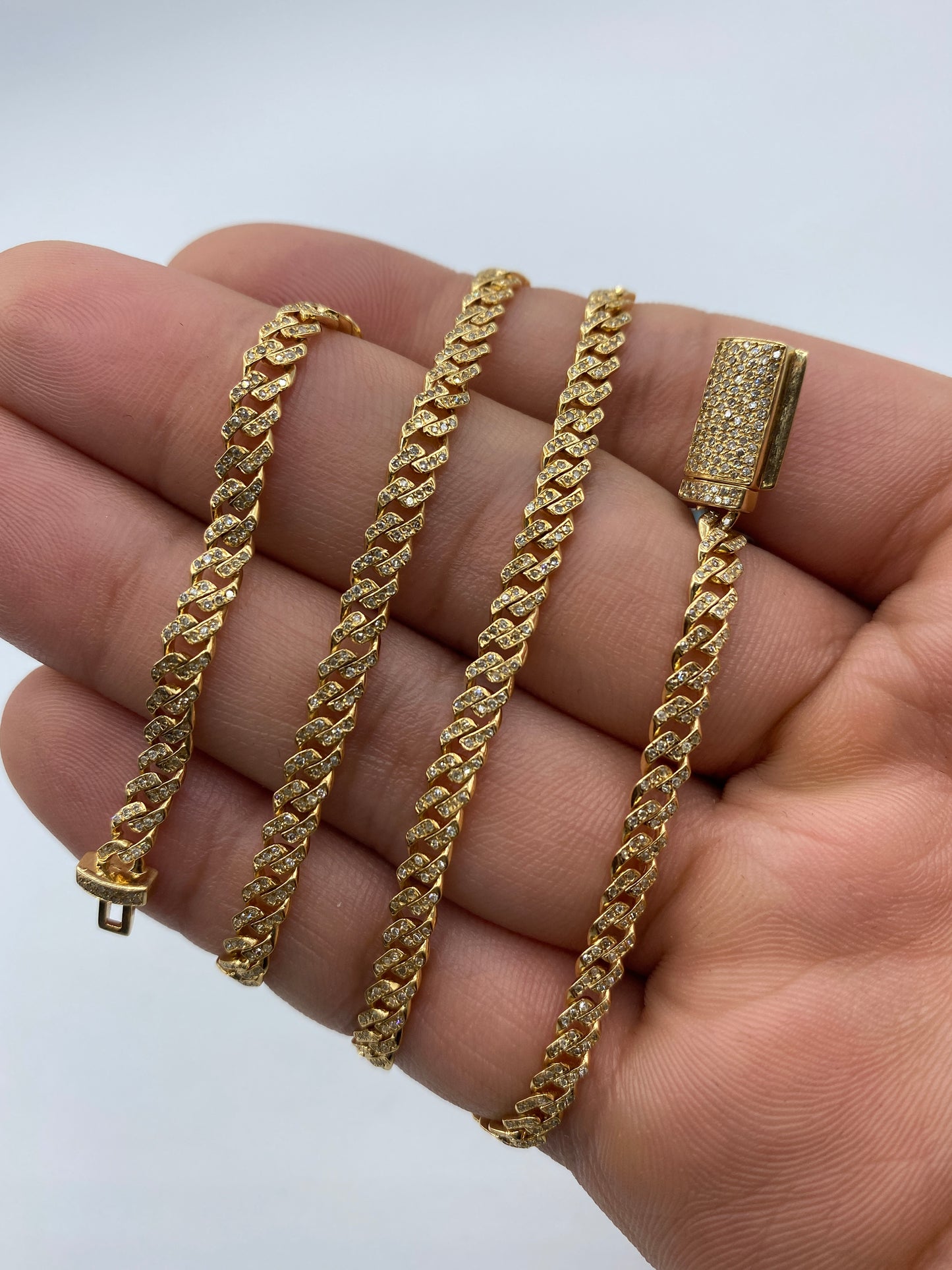 14K Cuban Chain 4mm, 20in