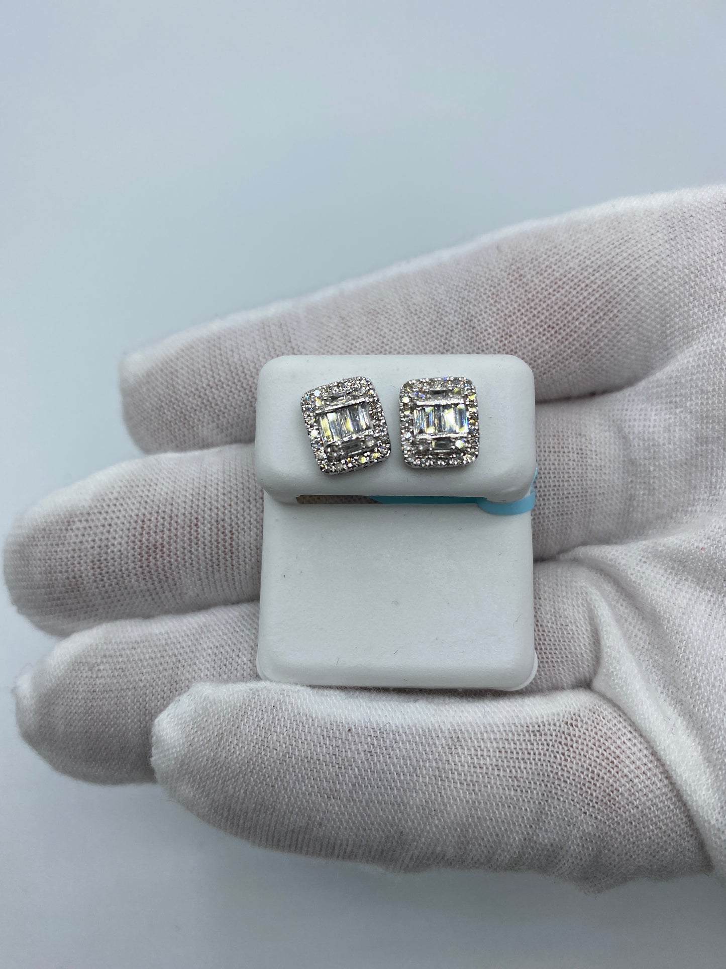 Rectangle Baguette Earrings