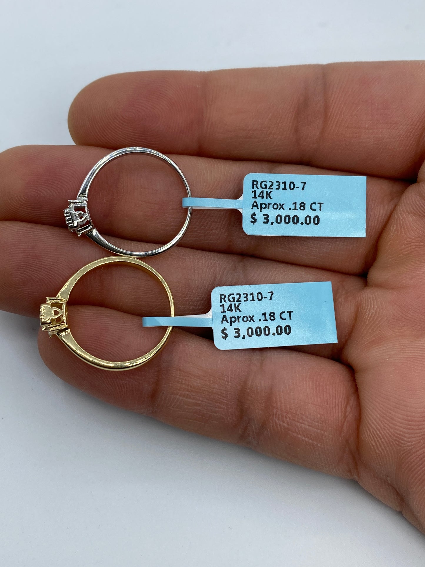 Minimal Baguette Engagement Ring