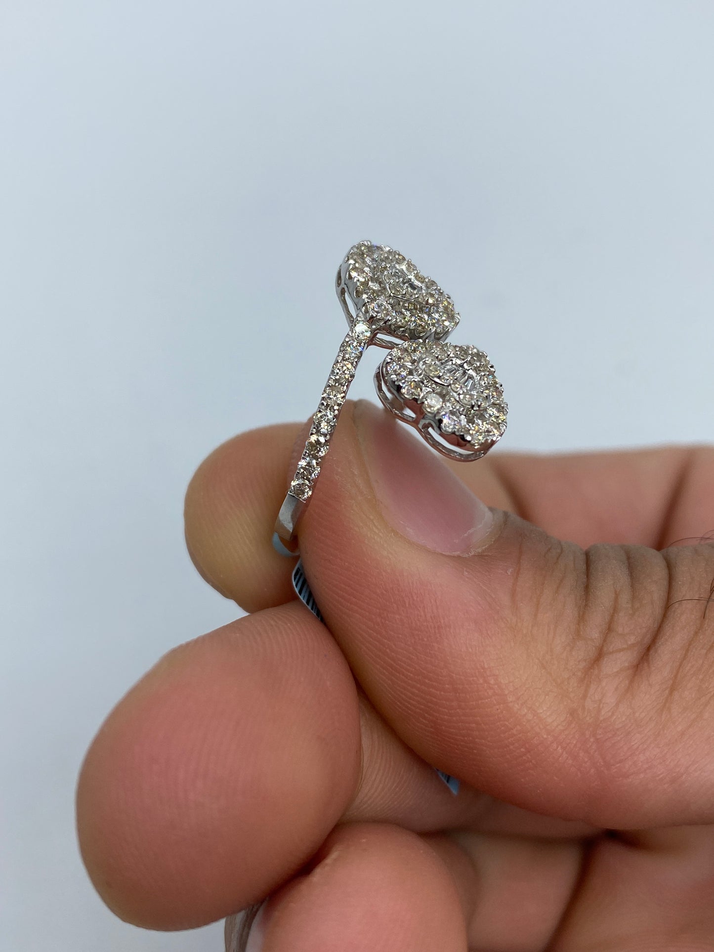 Heart Bangle Engagement Ring