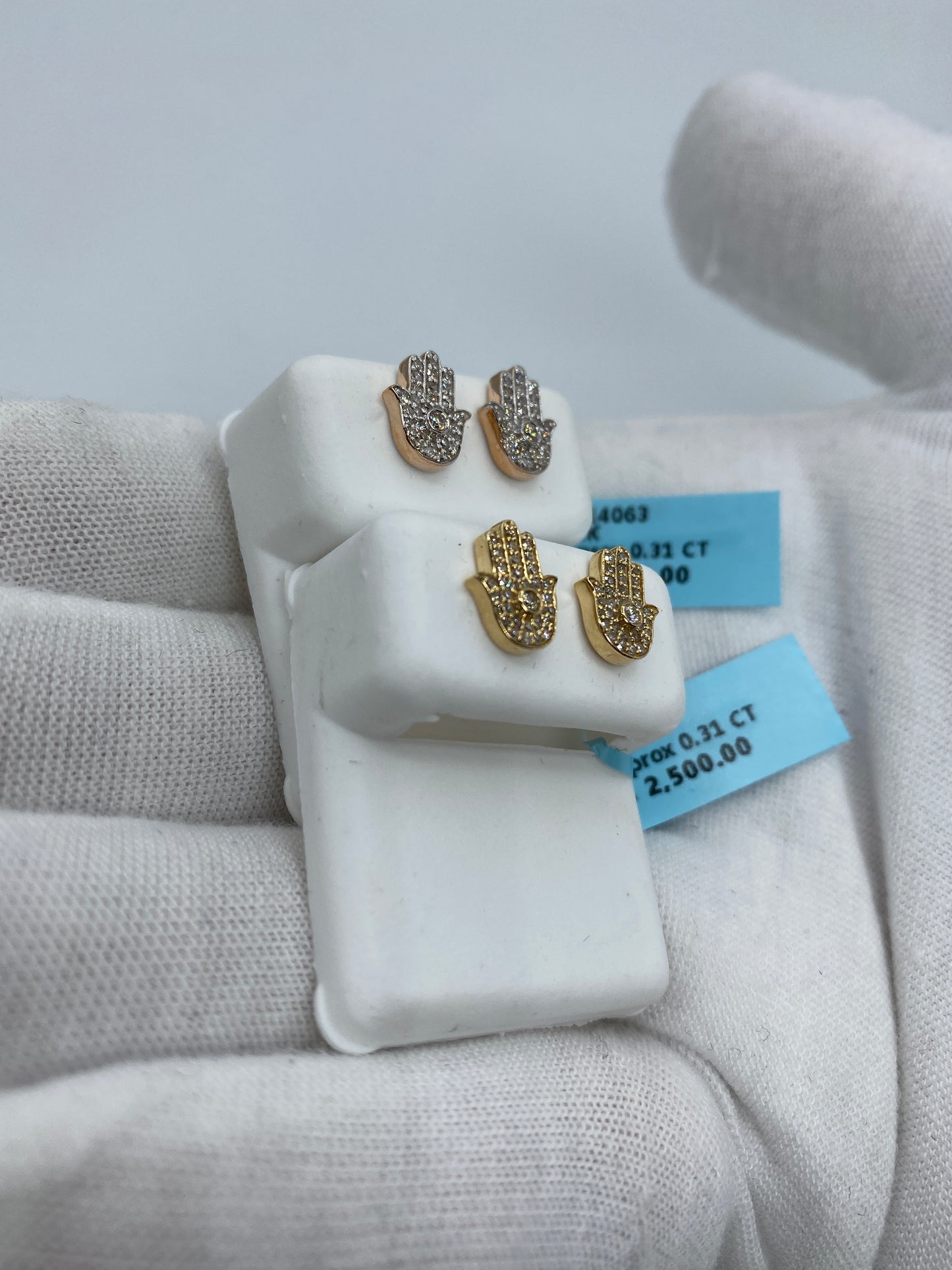 Hamsa Earrings