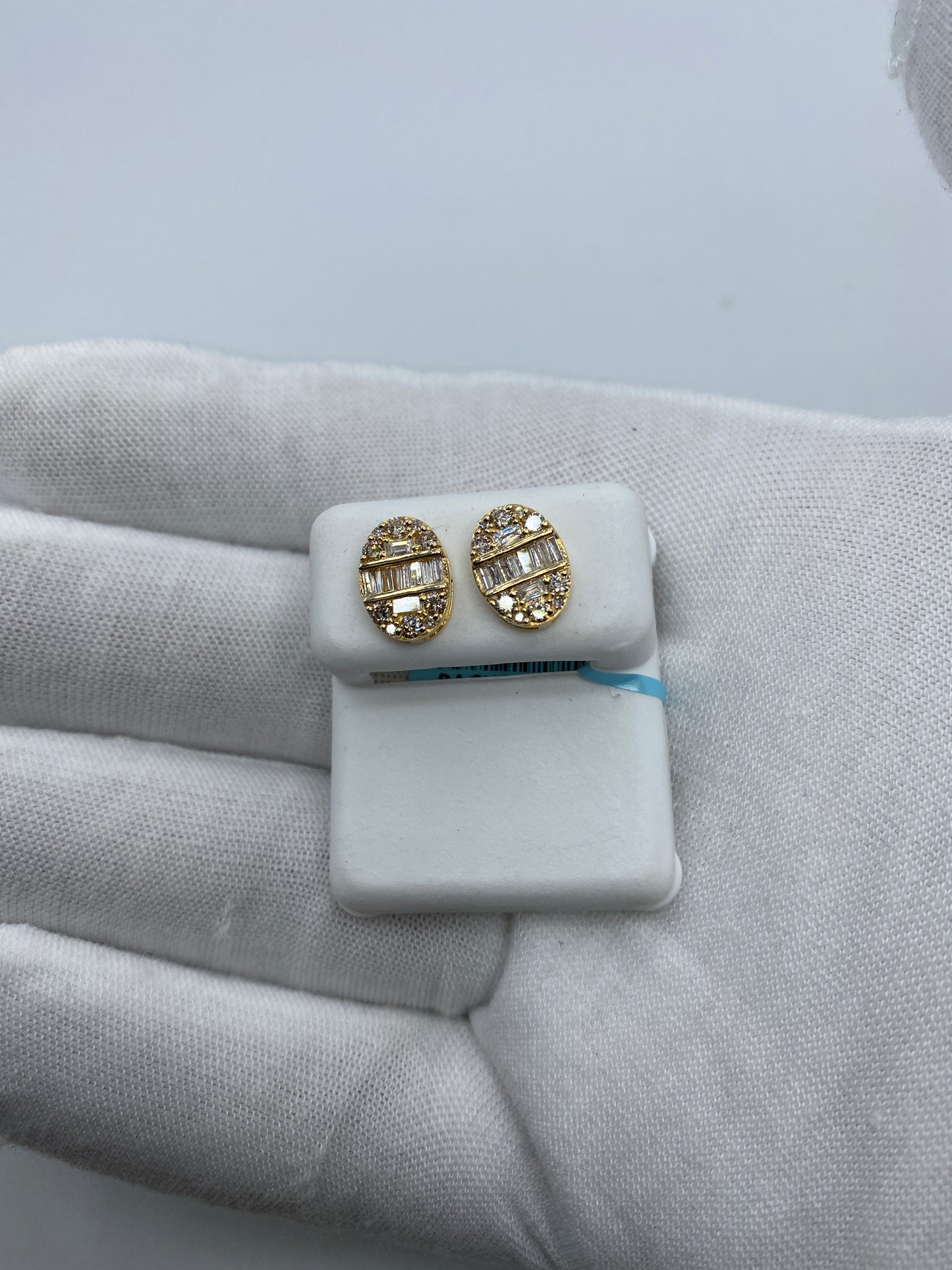 Oval Baguette Earrings