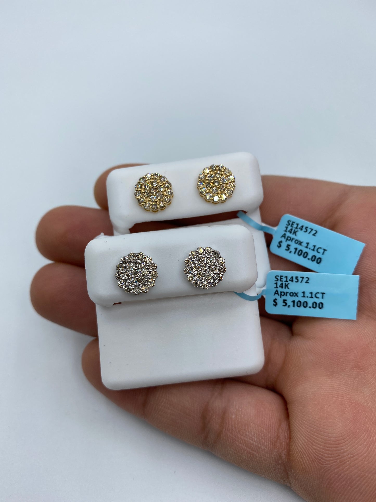 Circle Flower Earrings